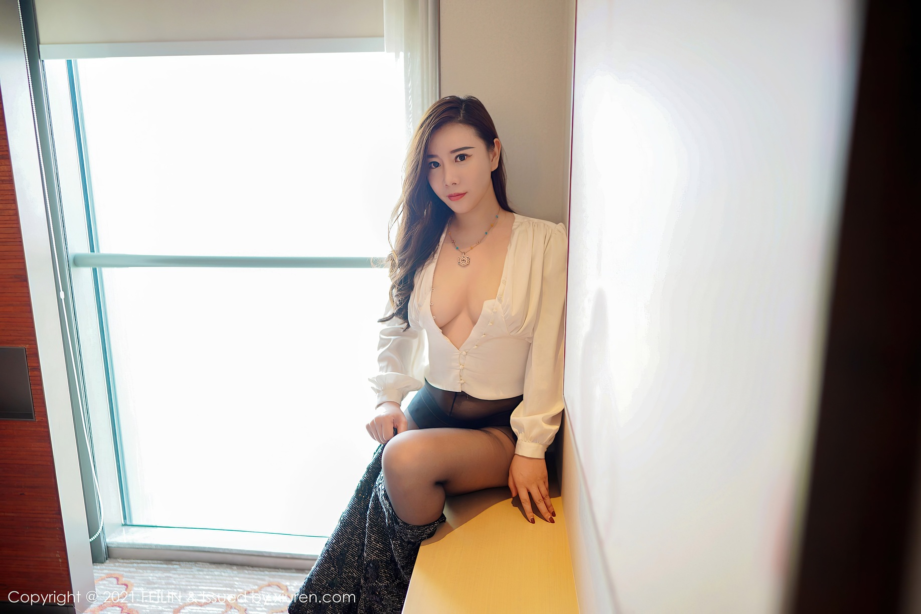 [FEILIN嗲囡囡] 2021.07.05 VOL.400 王婉悠Queen 25