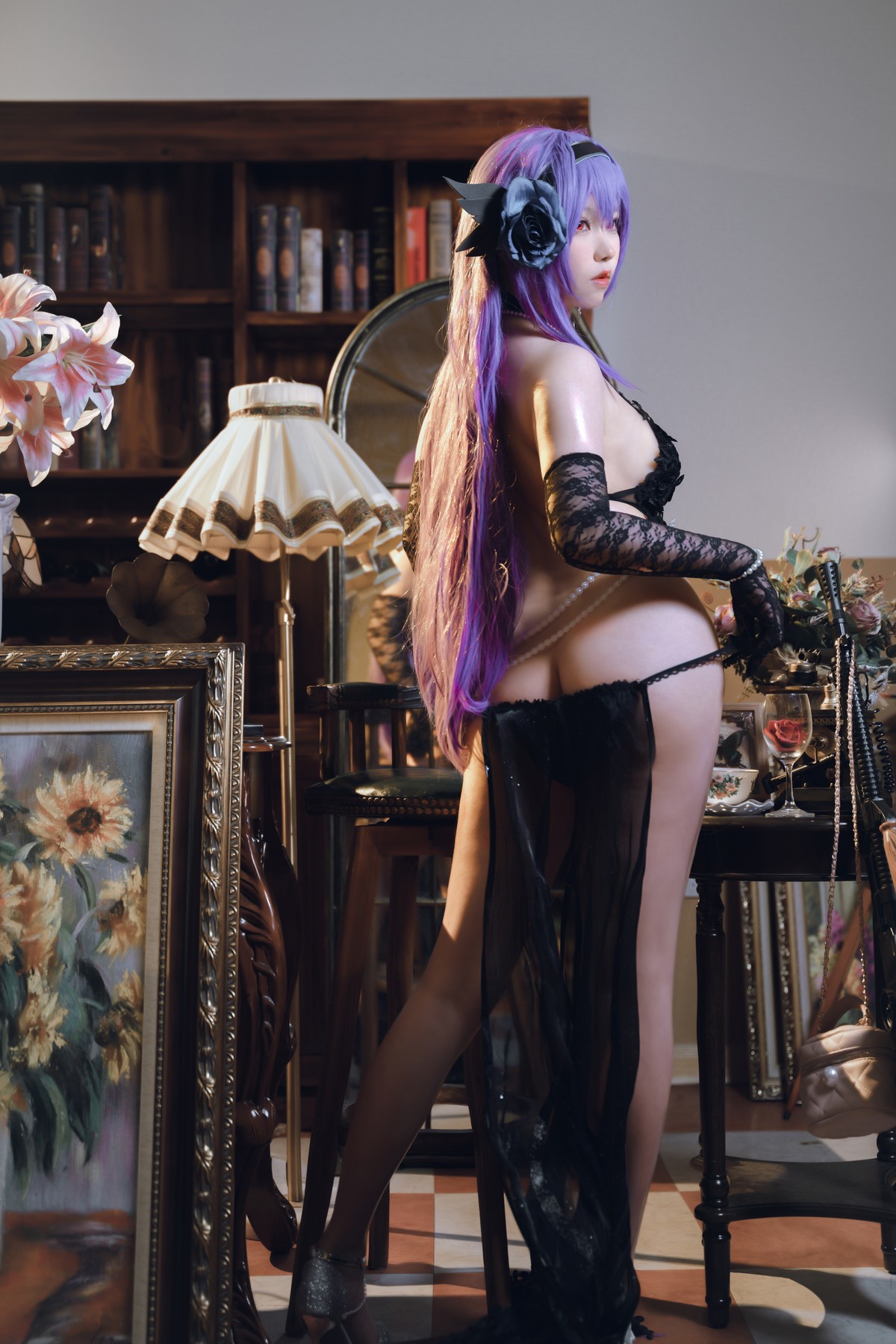 Cosplay 一北亦北 ZB-26 暗蔷摇曳 4