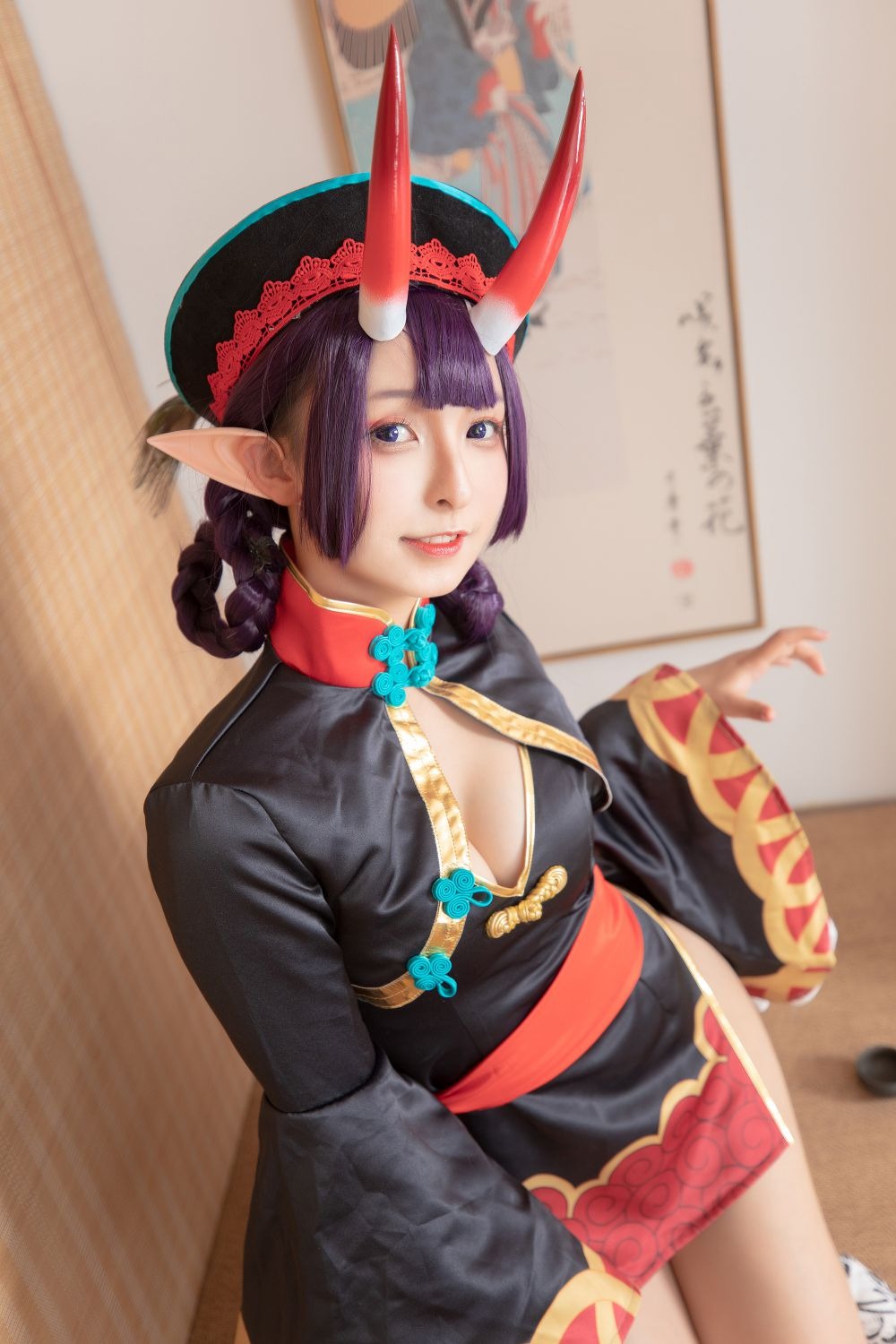 神乐坂真冬-《果実の酒気》酒吞cos[150P3V] 64