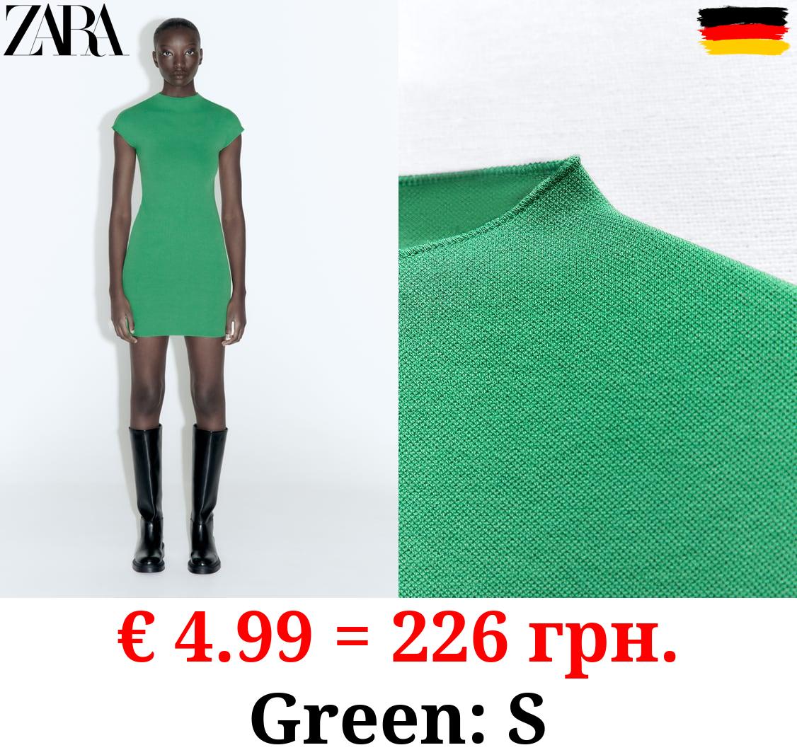 SHORT STRETCH KNIT DRESS