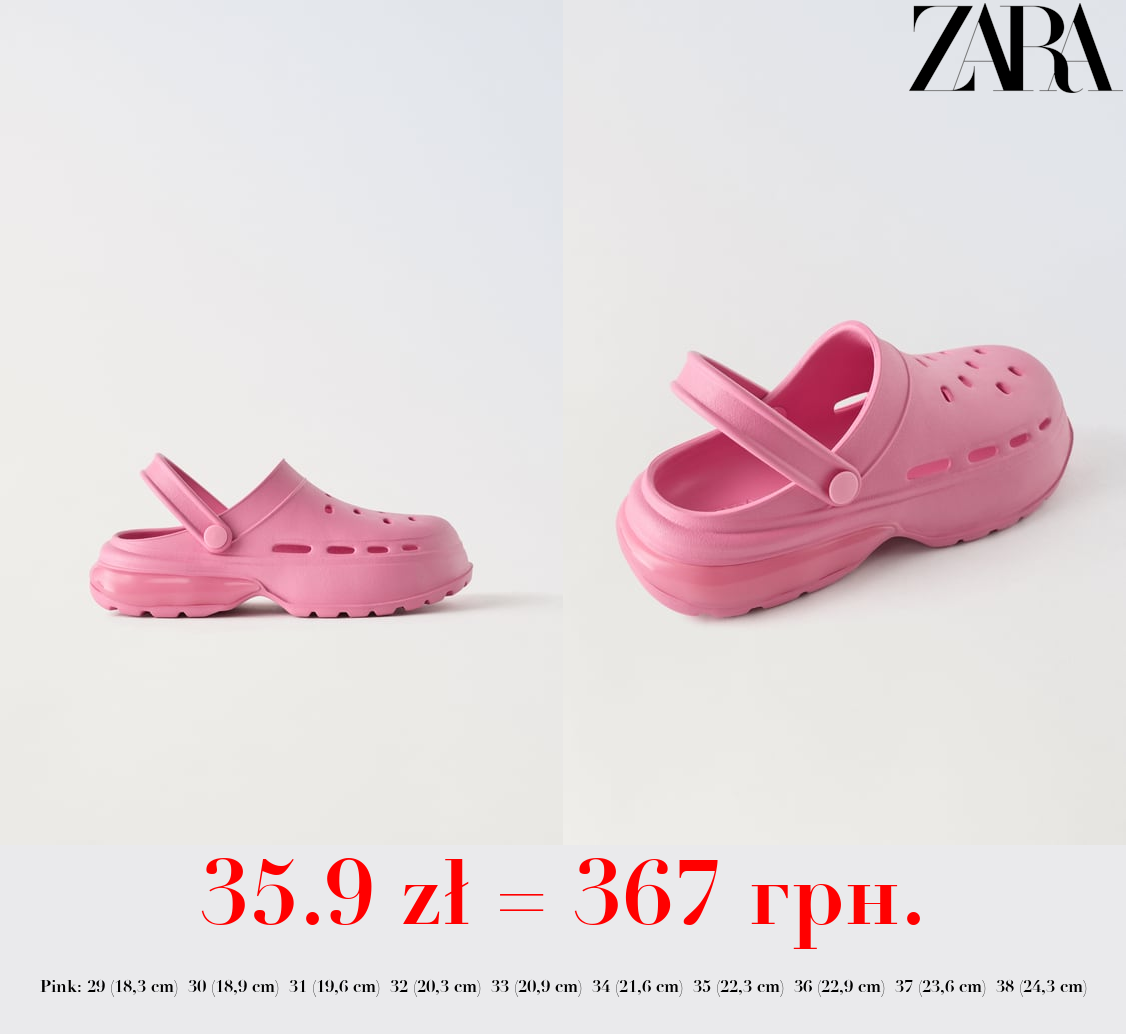 CLOGS WITH AIR CUSHION