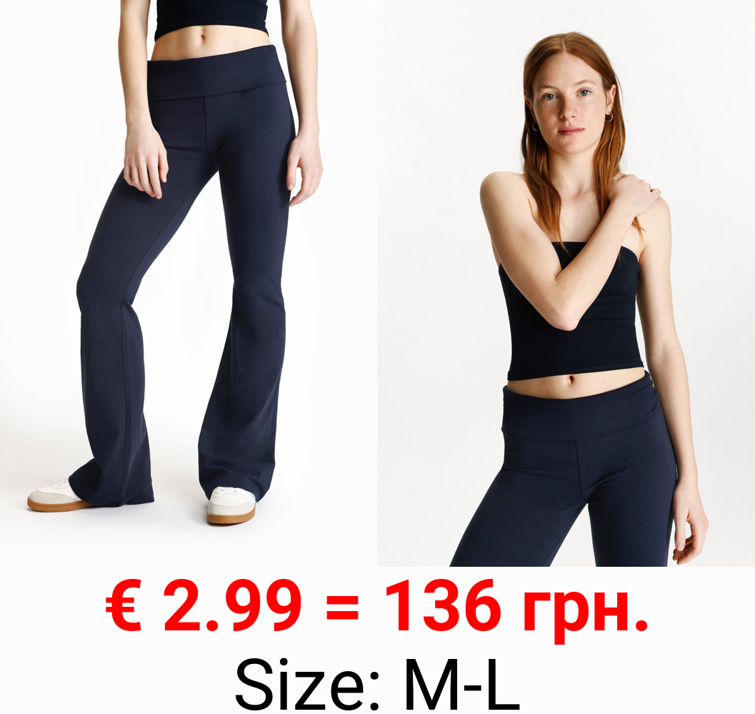 Flared leggings