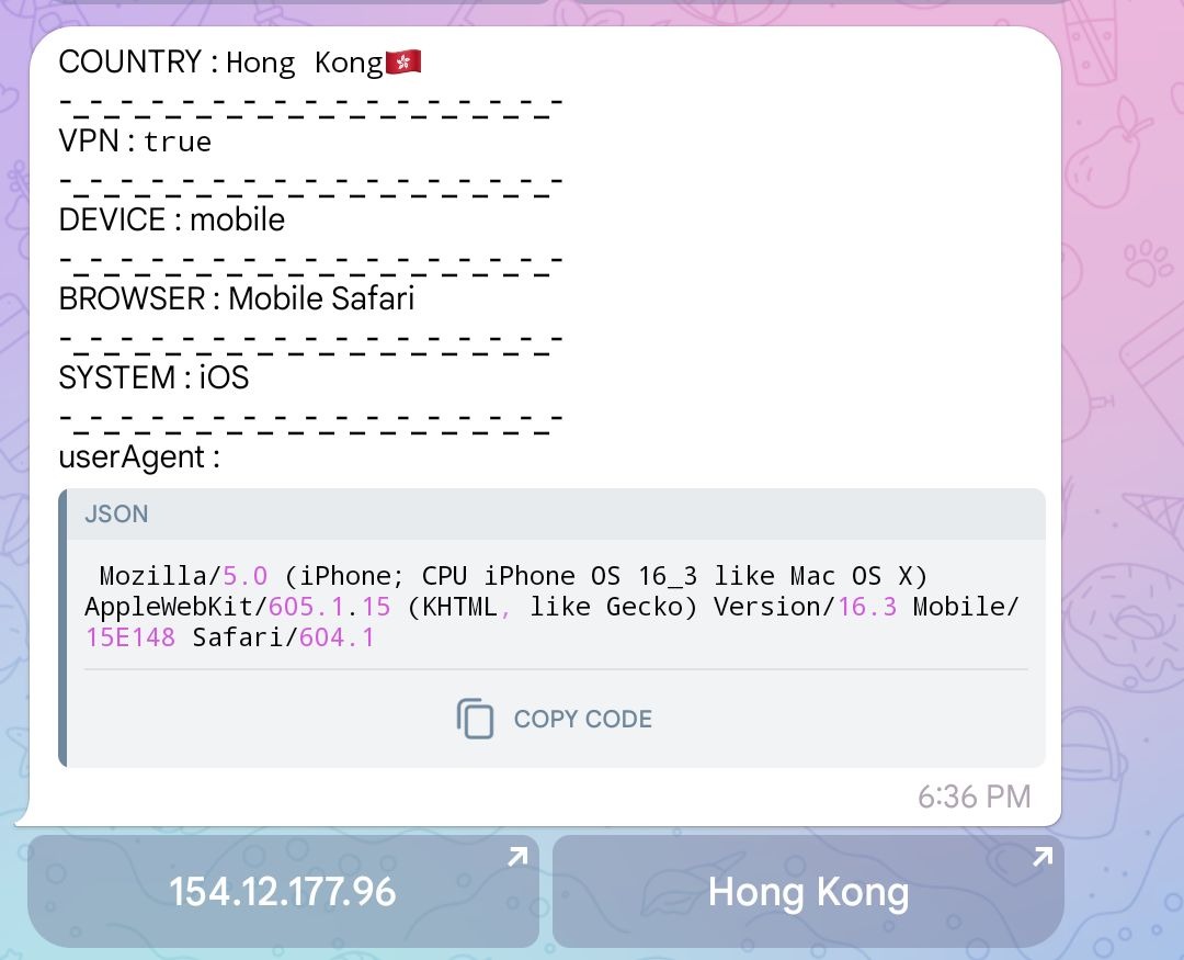 Telegram Notification