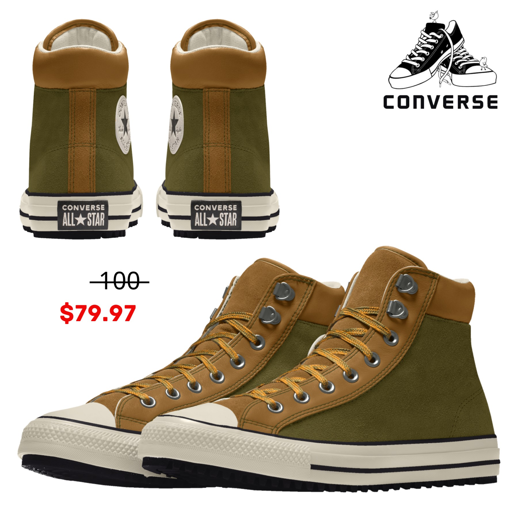custom chuck taylor pc suede boot