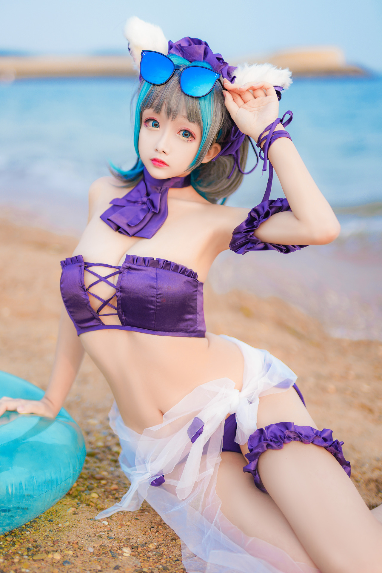 [日奈娇] 柴郡泳装 Cheshire Azur Lane 21