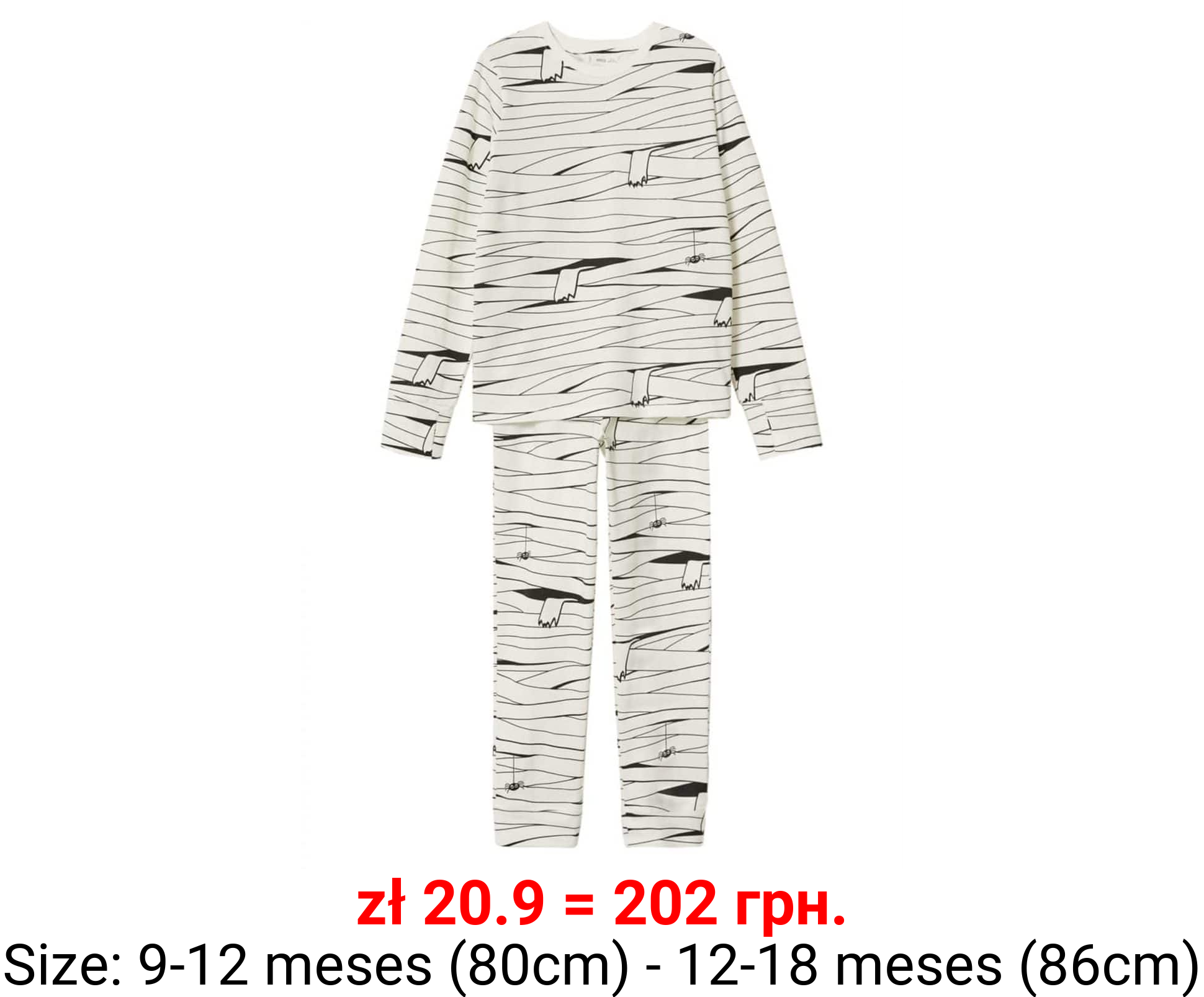 Pijama momia halloween