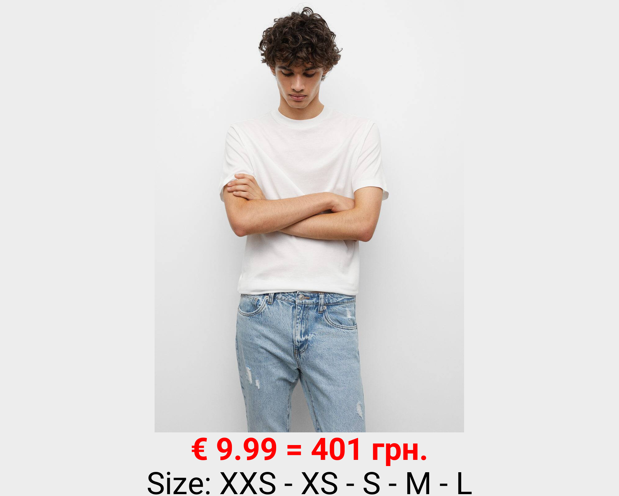 Jeans rectos tobilleros