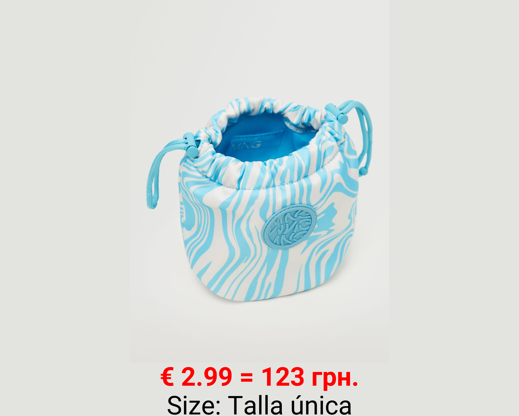 Neceser estampado marmoleado