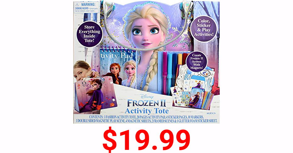 Disney Frozen 2 Activity Tote, 11.25"x13"x4.5"