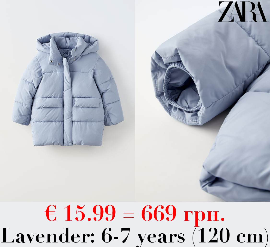 QUILTED COAT WITH FLAPS