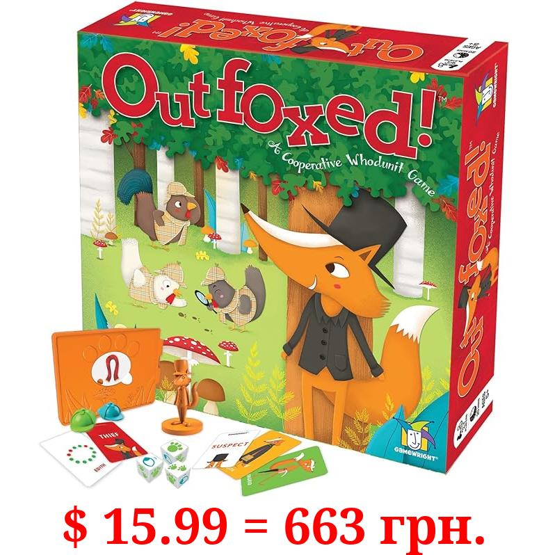 OUTFOXED, A CLASSIC WHO DUNNIT GAME FOR PRESCHOOLERS, 4 players