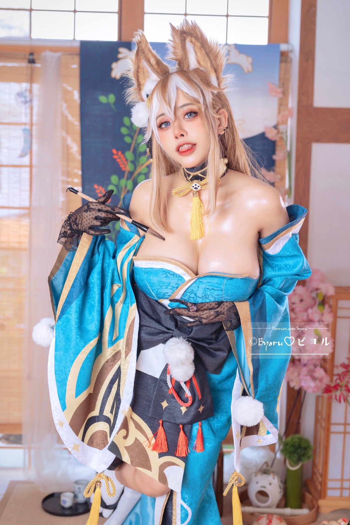 萝莉Byoru Cosplay Miss Hina Genshin Impact 3