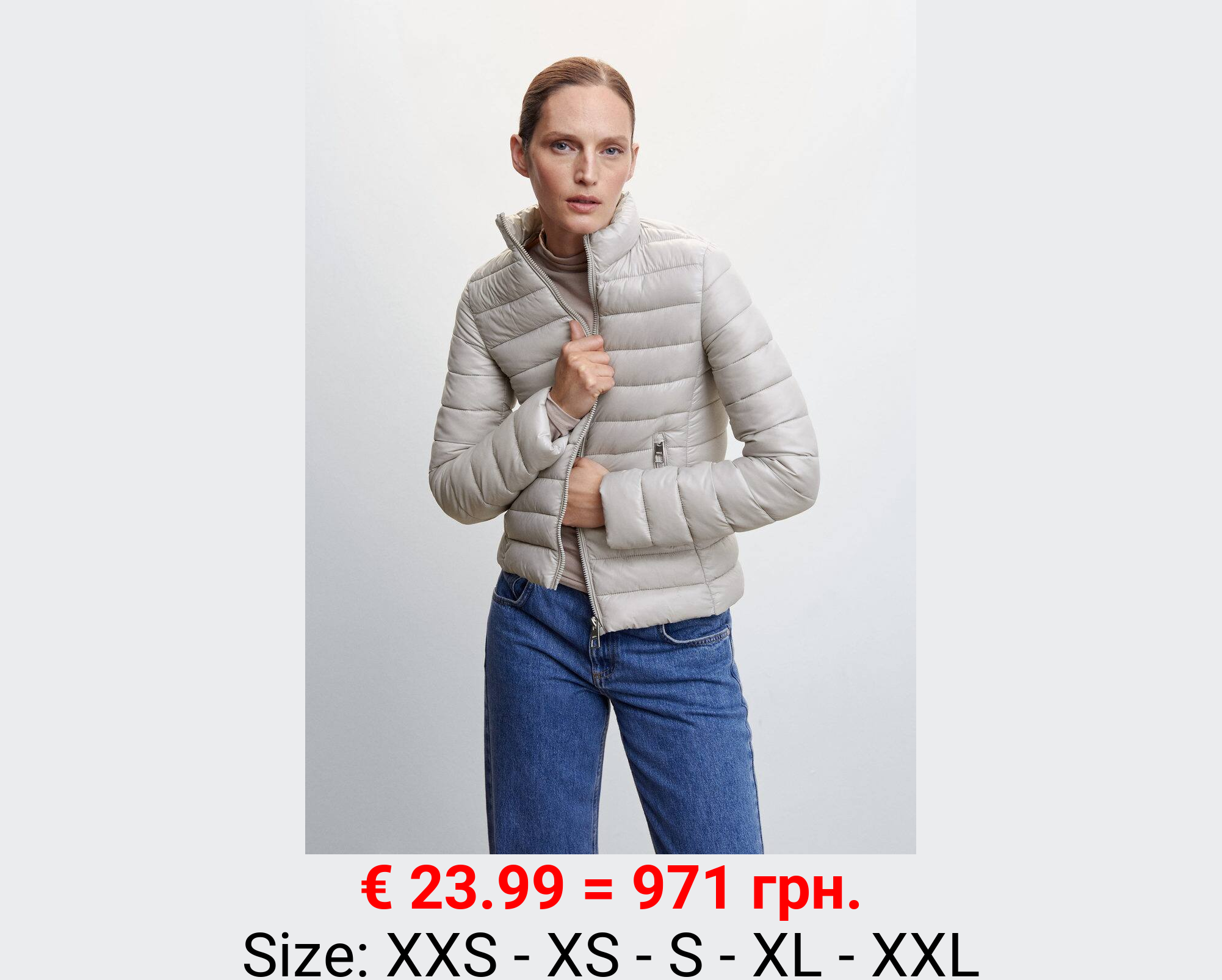 Anorak acolchado bolsillos