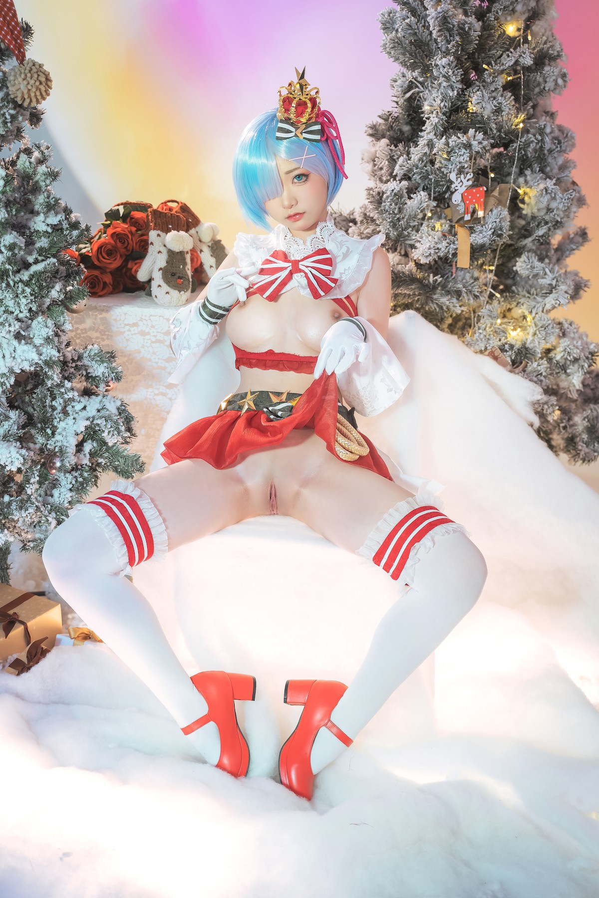 爆机少女喵小吉 Cosplay Re：从零开始的圣诞节 13