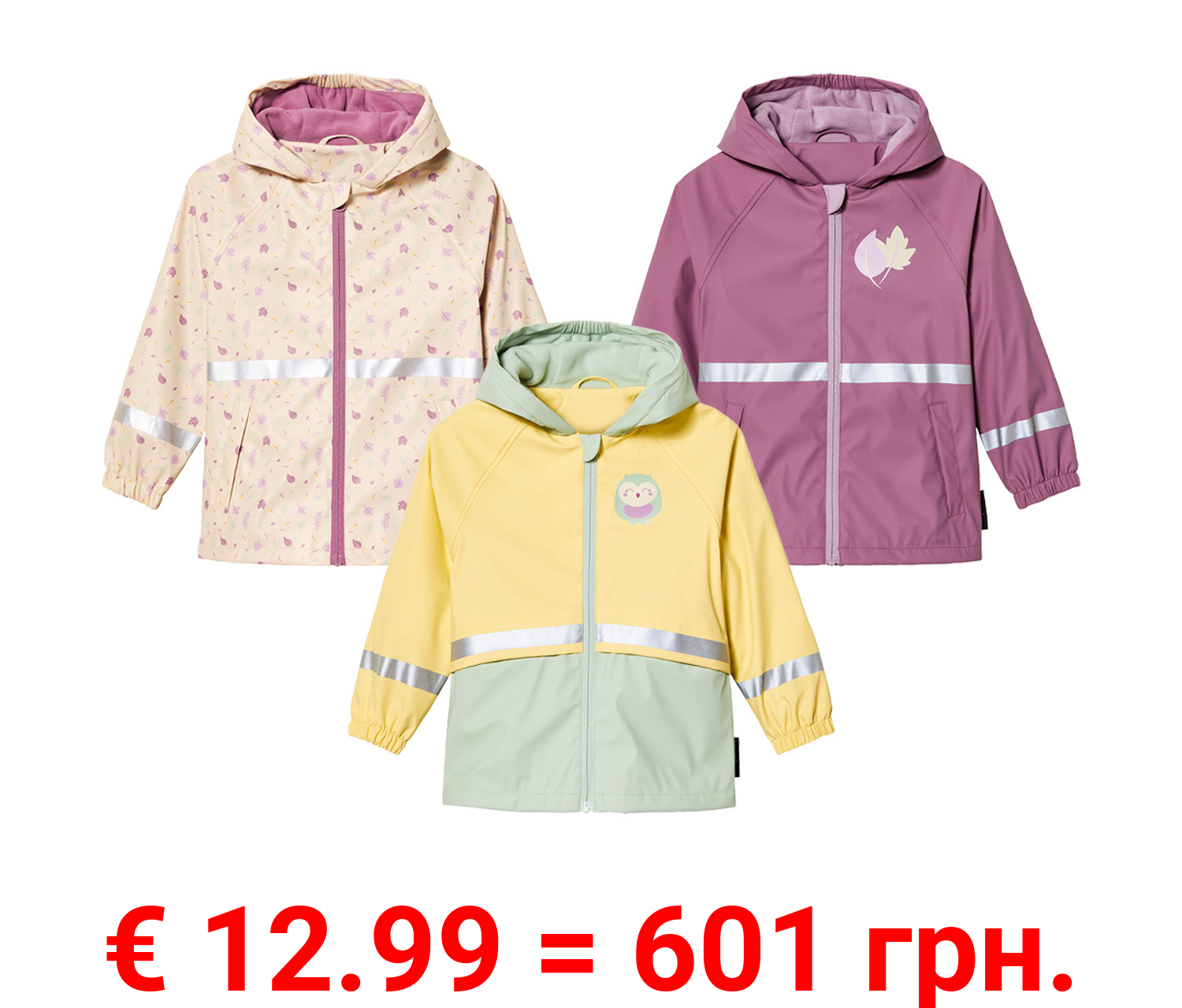 lupilu® Baby / Kleinkinder Matsch- und Buddeljacke mit Fleece gefüttert