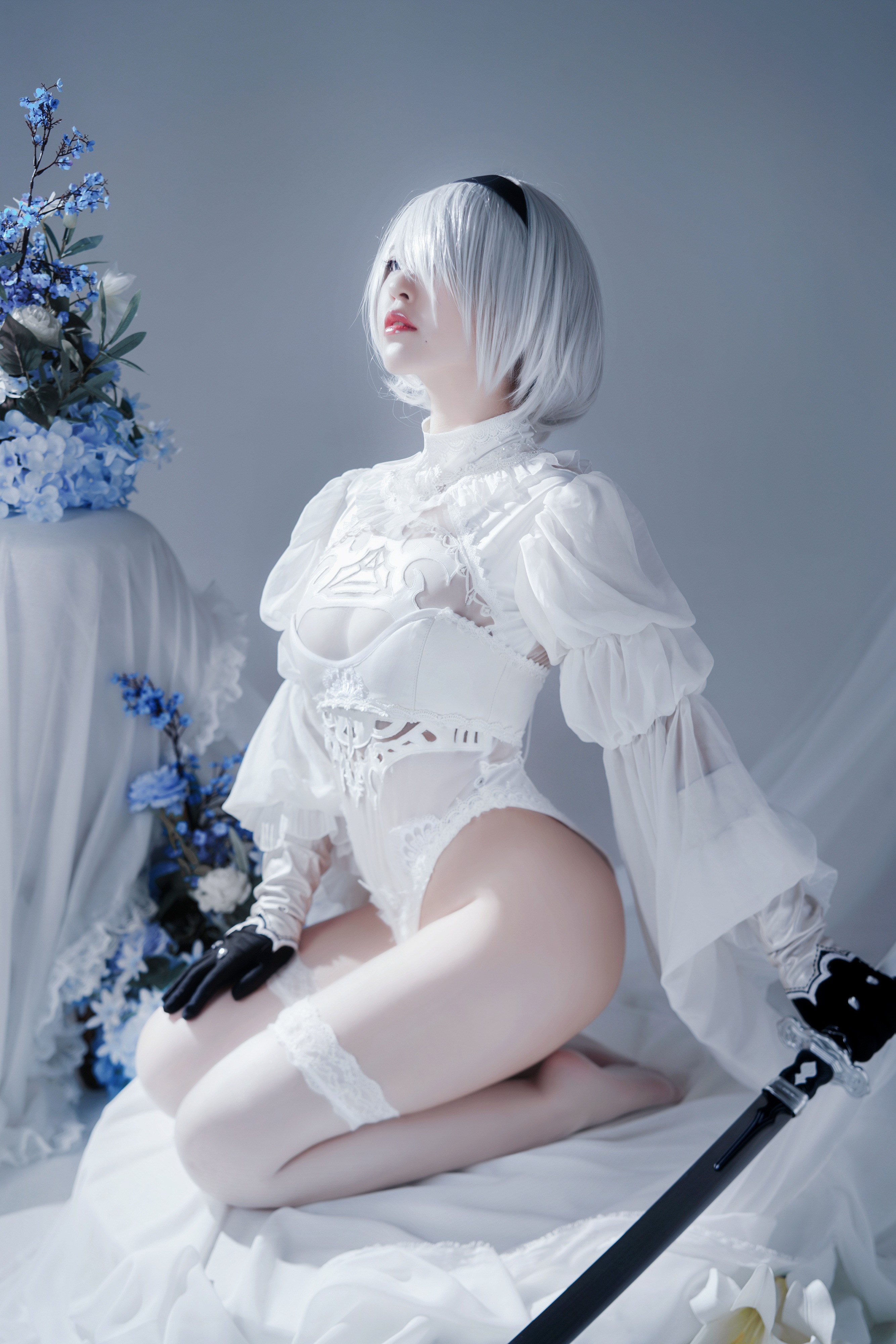 半半子 - Automataヨルハ二号B型 白礼服 16