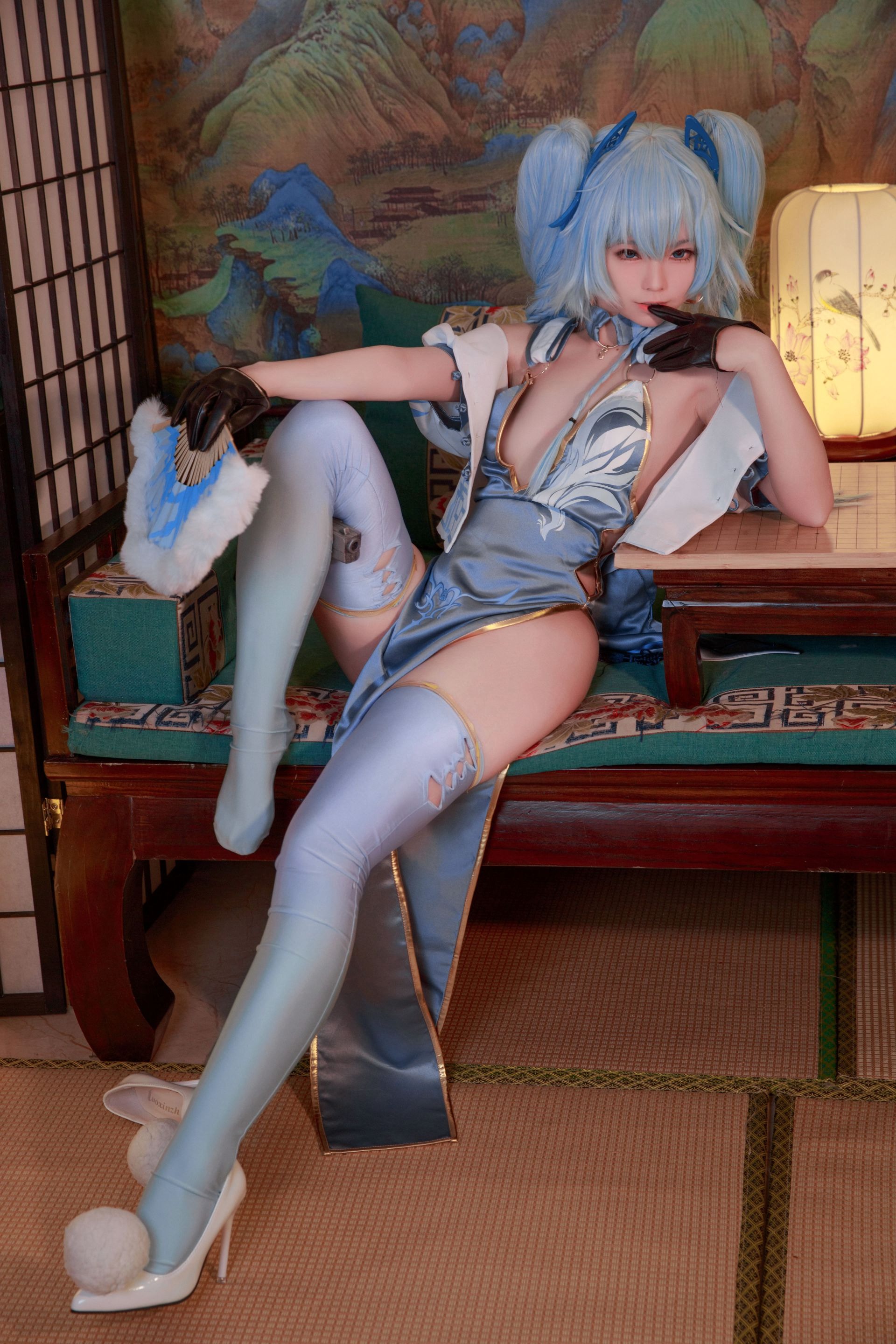 G44不会受伤-pa15旗袍 翠雀媚 [20P] 14
