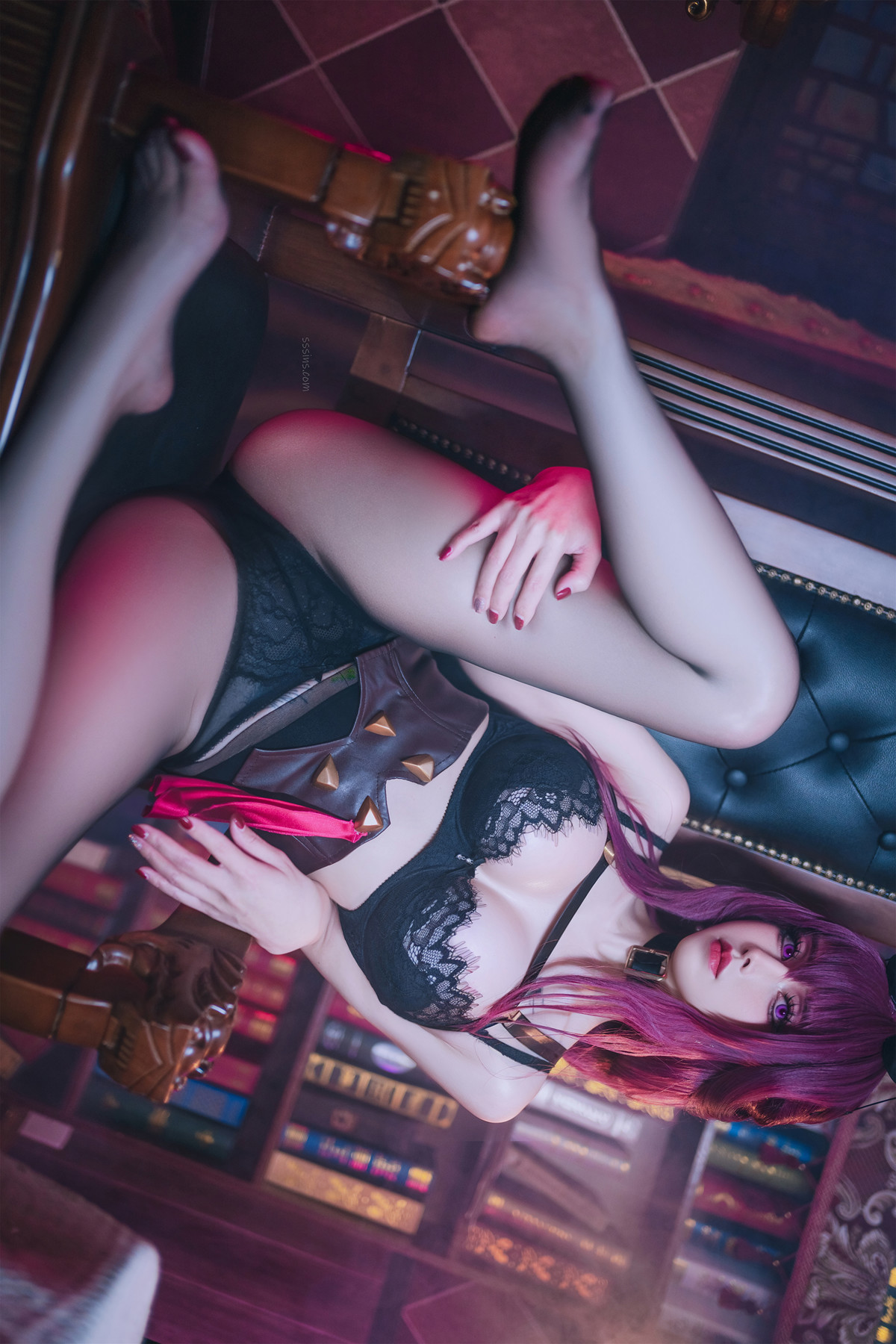 Cosplay 鹿八岁 崩坏∶星穹铁道 卡芙卡 35