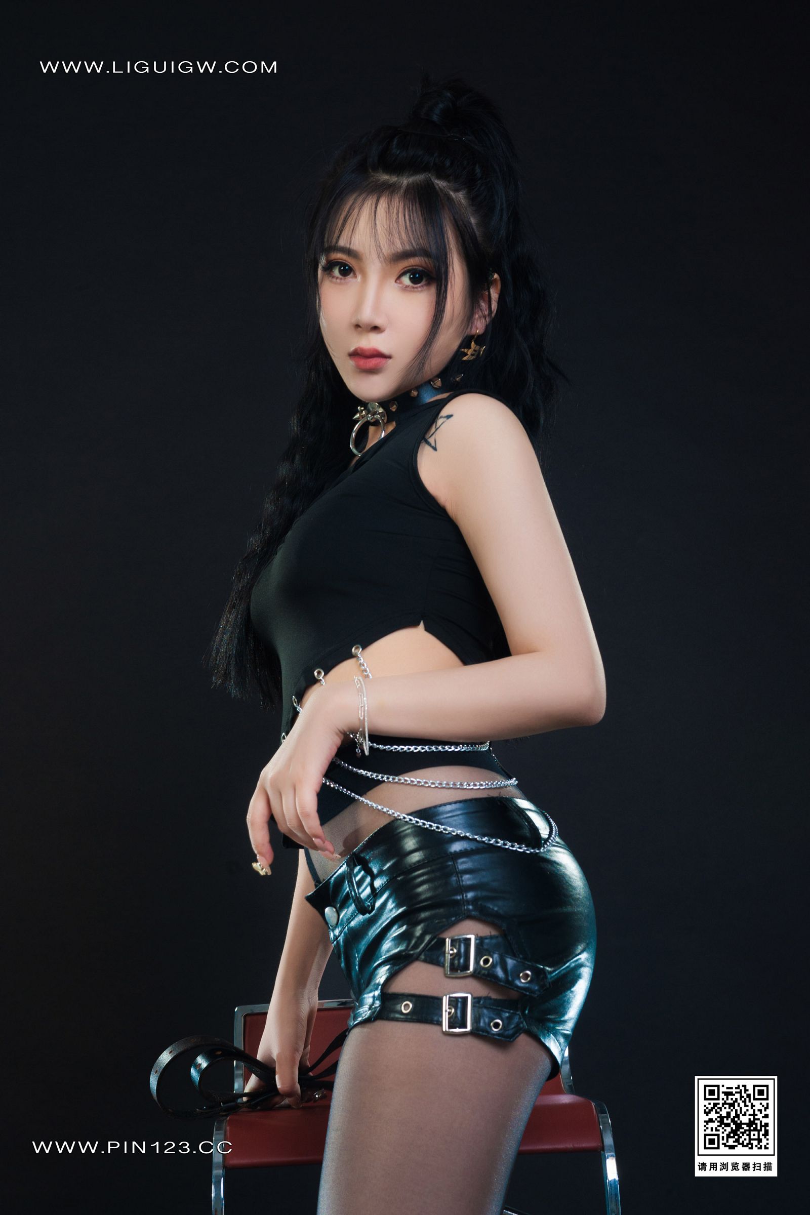 图片[29]-[Ligui丽柜]2023.08.18 撕袜四马 小七-六色网