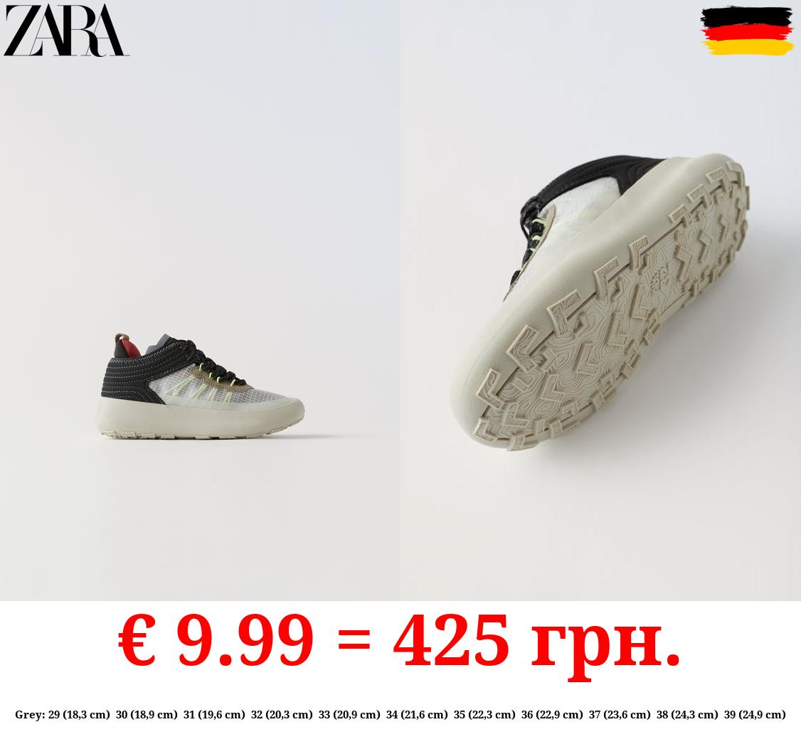 MESH HIGH-TOP SNEAKERS