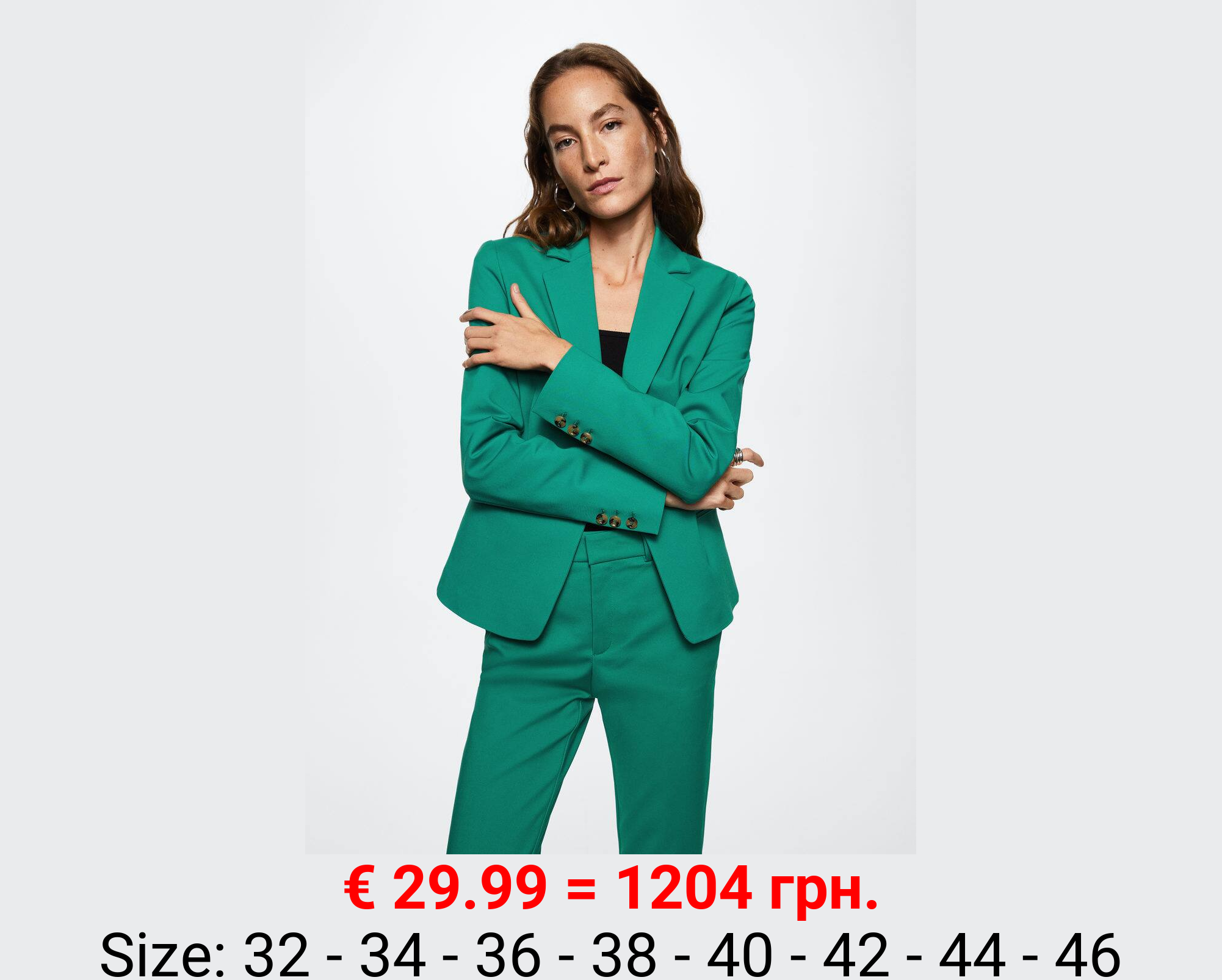 Americana traje estructurada