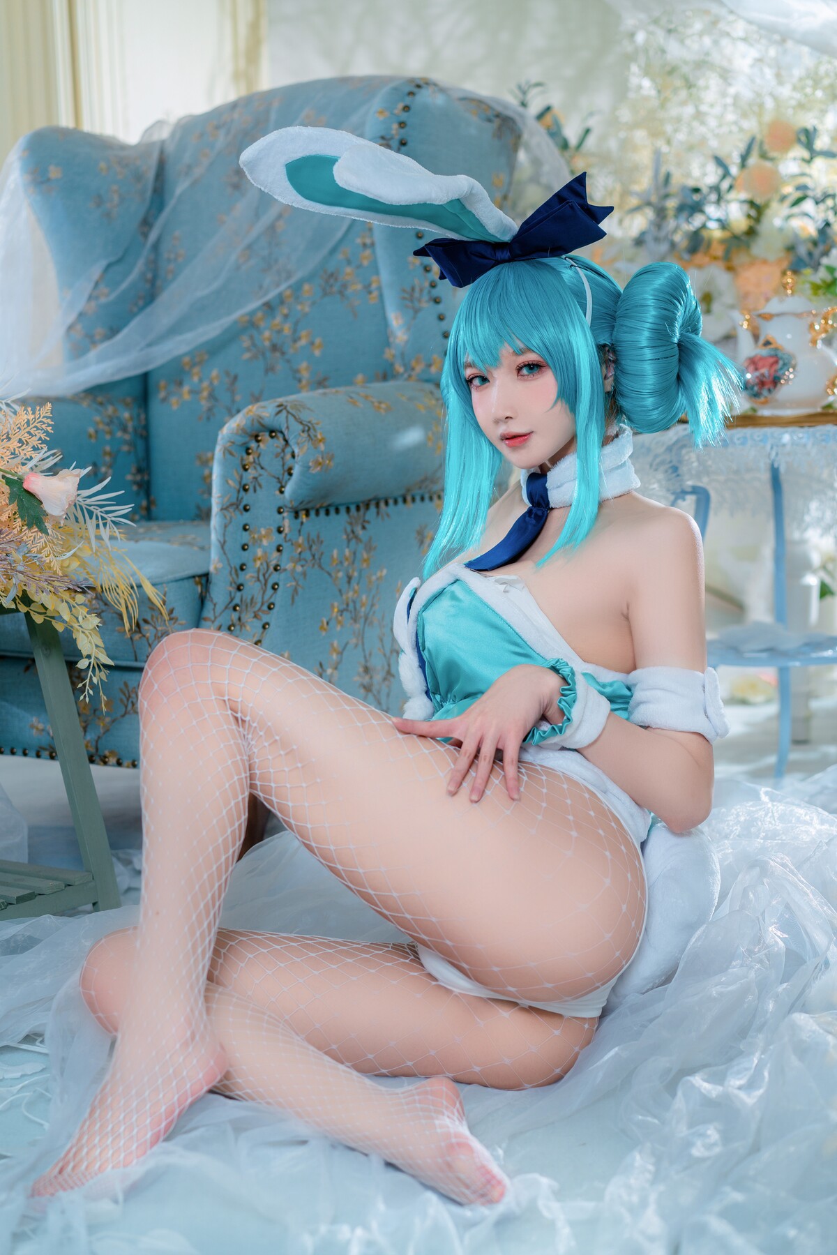 [阿包也是兔娘] 白兔 Miku 20