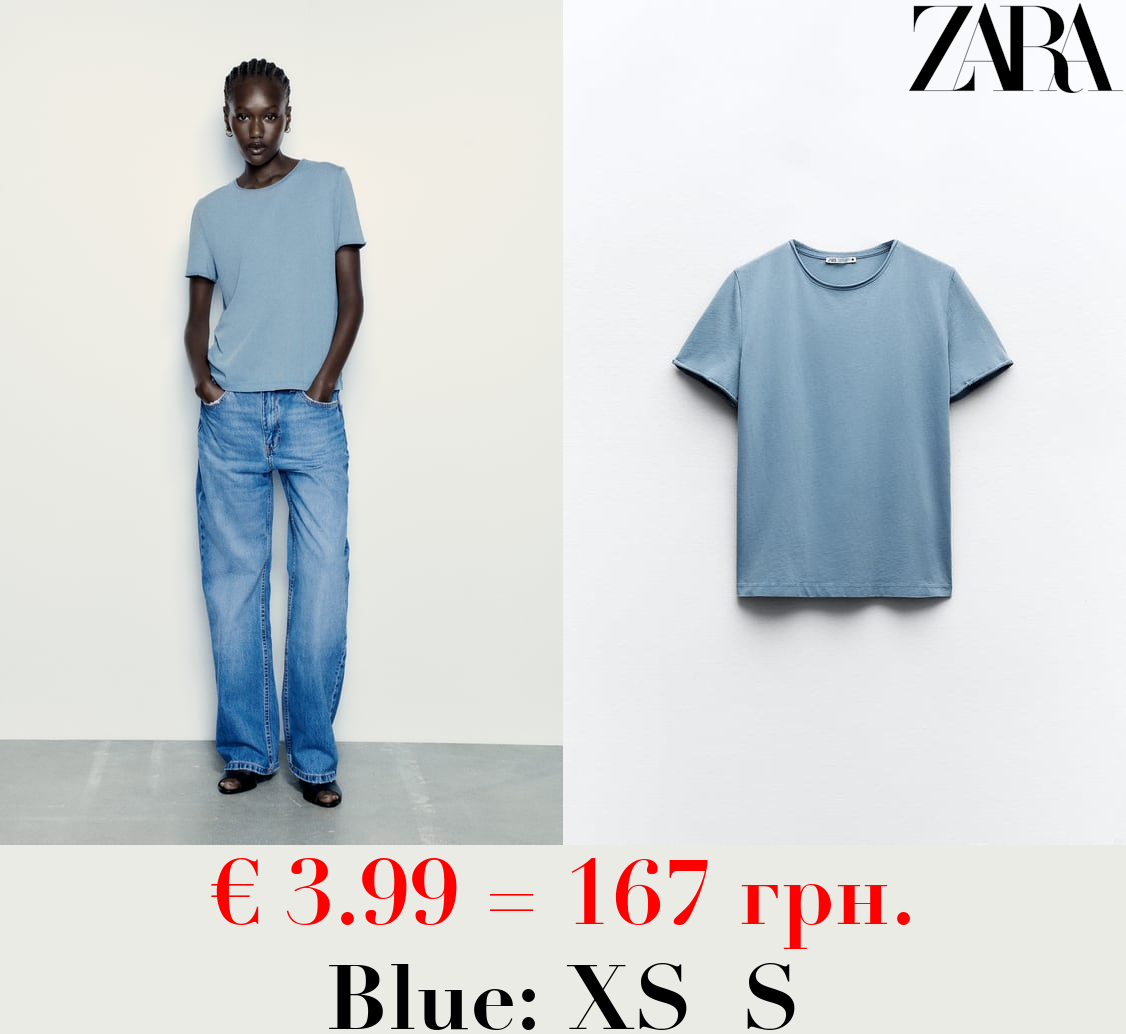 FITTED FADED T-SHIRT