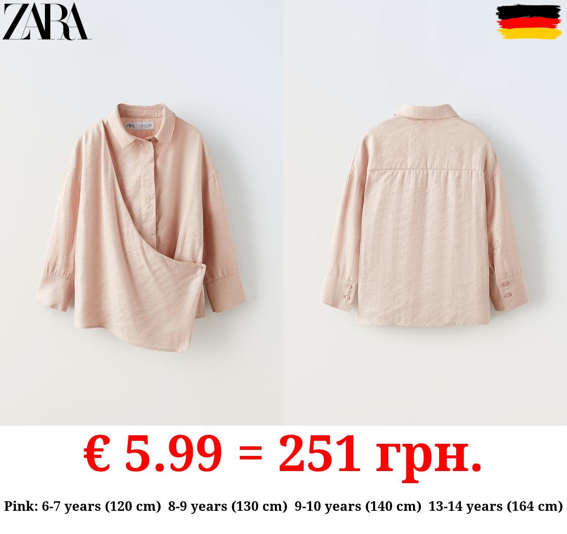 FLOWING CROSSOVER SHIRT