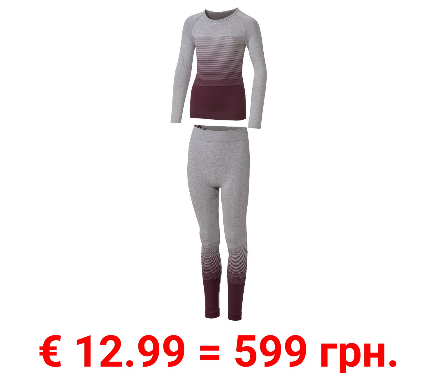 CRIVIT Kinder Mädchen Funktionsunterwäsche, nahtlos