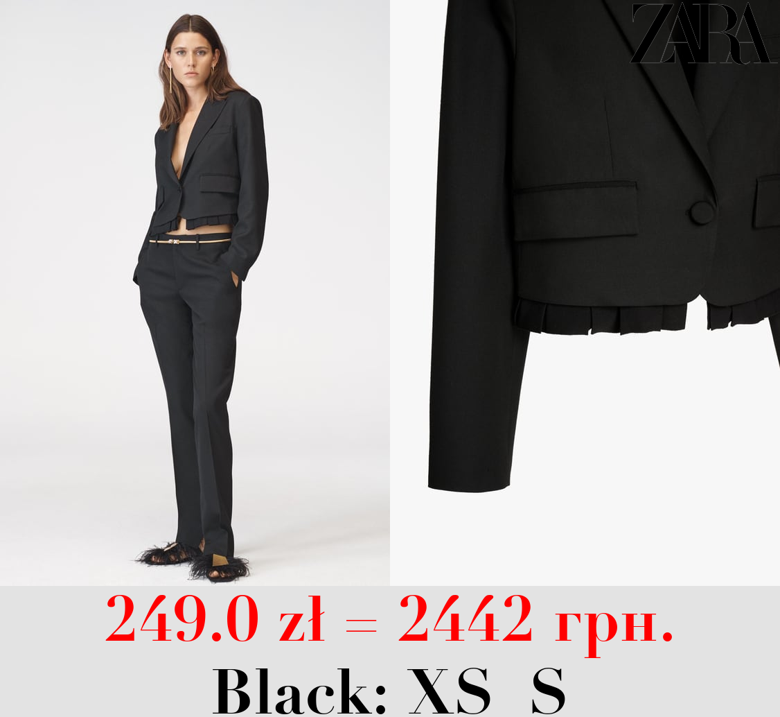 BOX PLEAT SHORT BLAZER - LIMITED EDITION