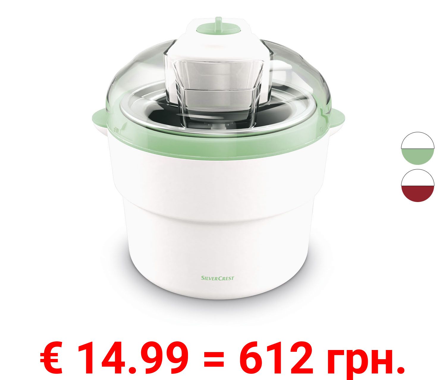 SILVERCREST® KITCHEN TOOLS Eismaschine »SECM 12 C7«, 40 Minuten