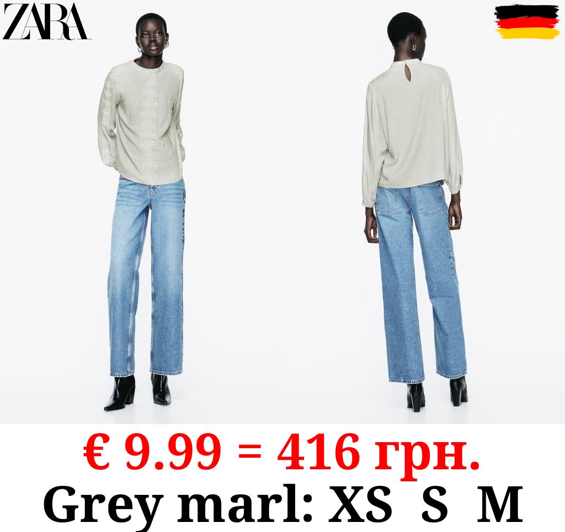 TOP WITH CUTWORK EMBROIDERY