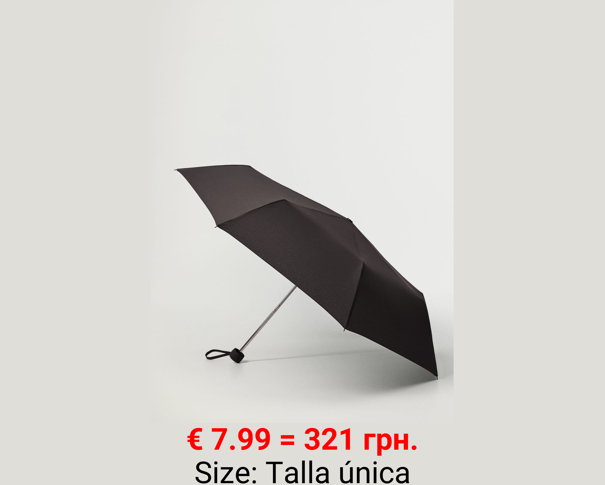 Paraguas plegable liso