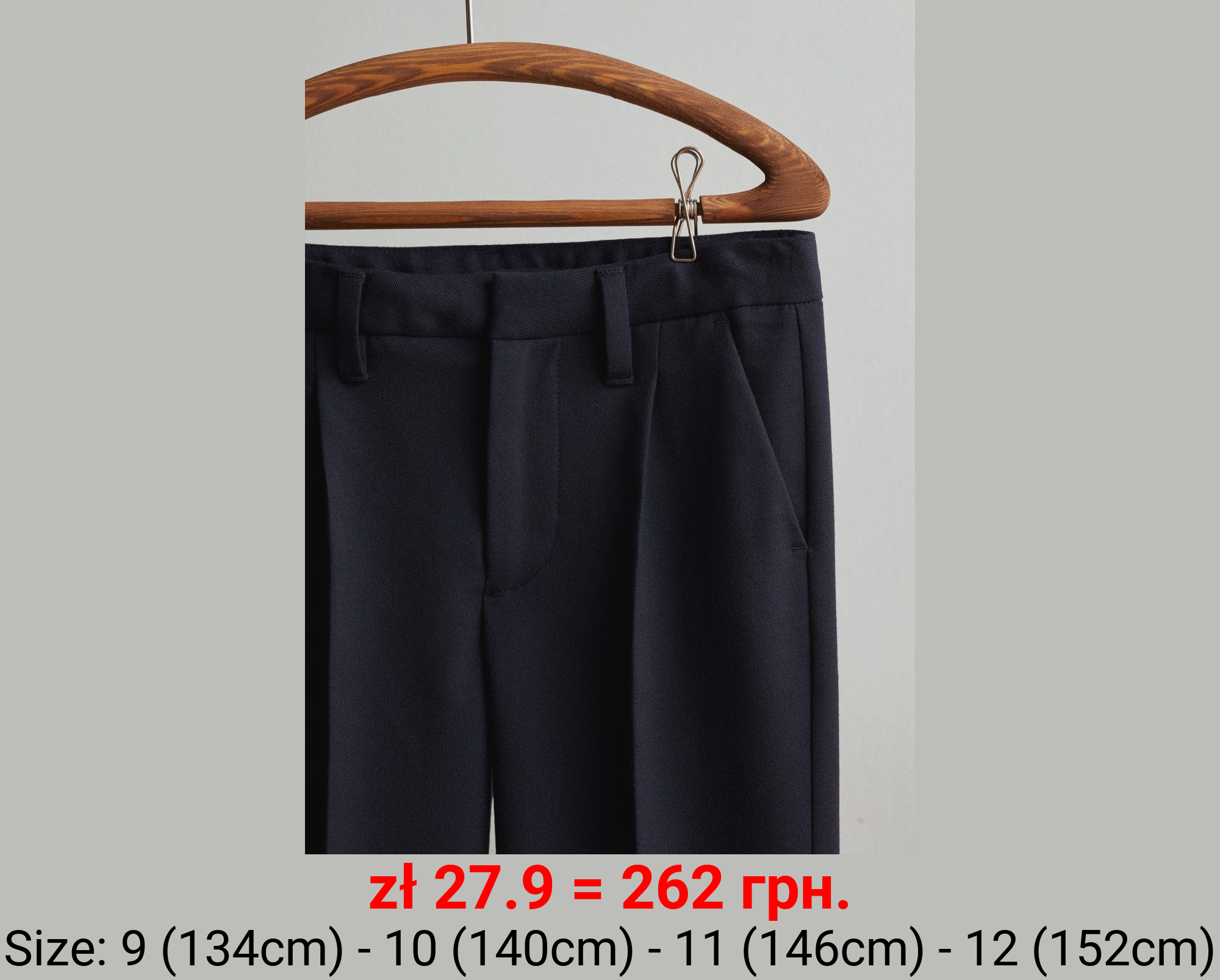 Pantalón traje regular fit