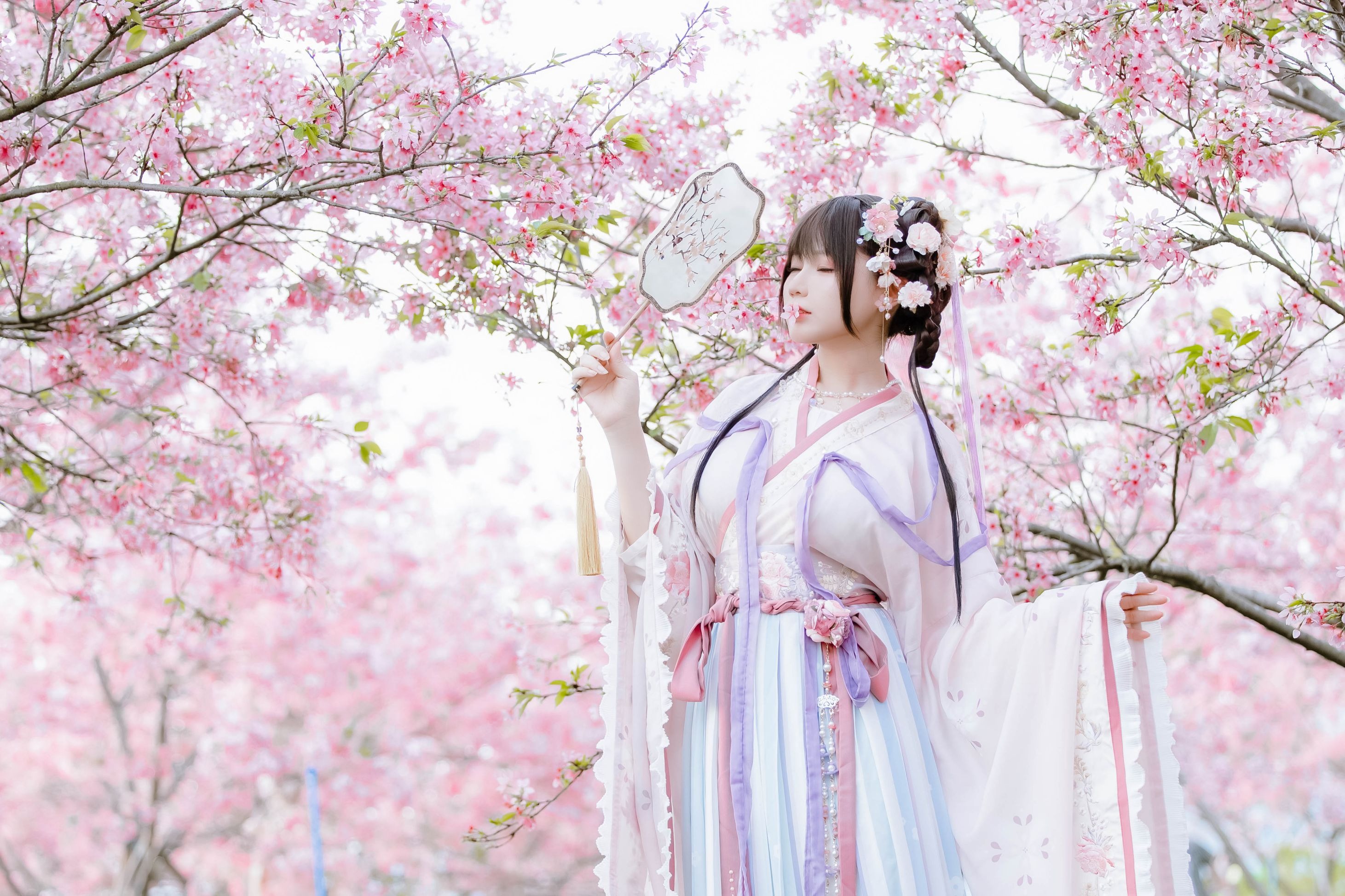 喵子Nyako - 樱花汉服 花神祈愿 [52P-219MB] 10