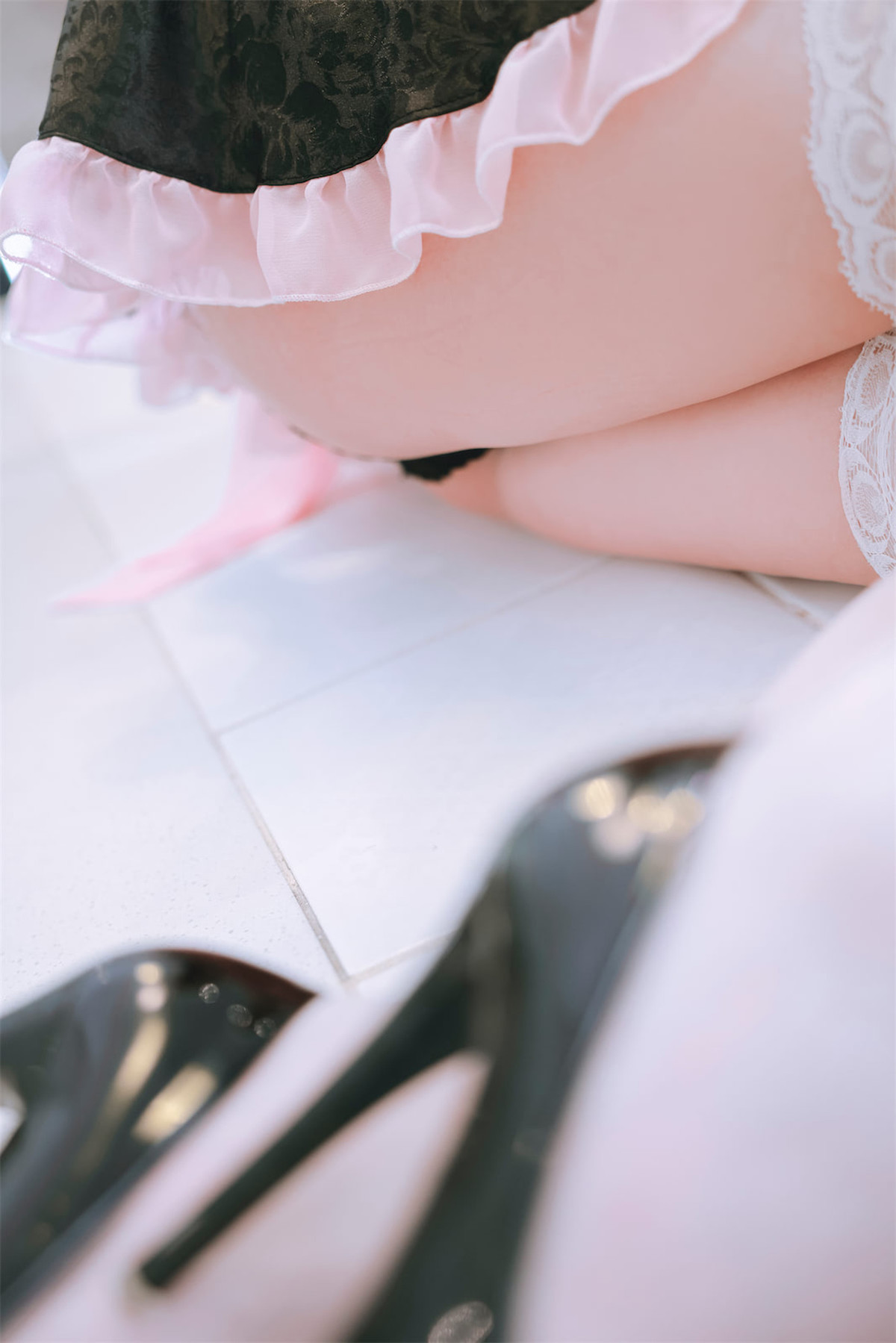 Cosplay 恩田直幸 猫耳黑粉女仆 27
