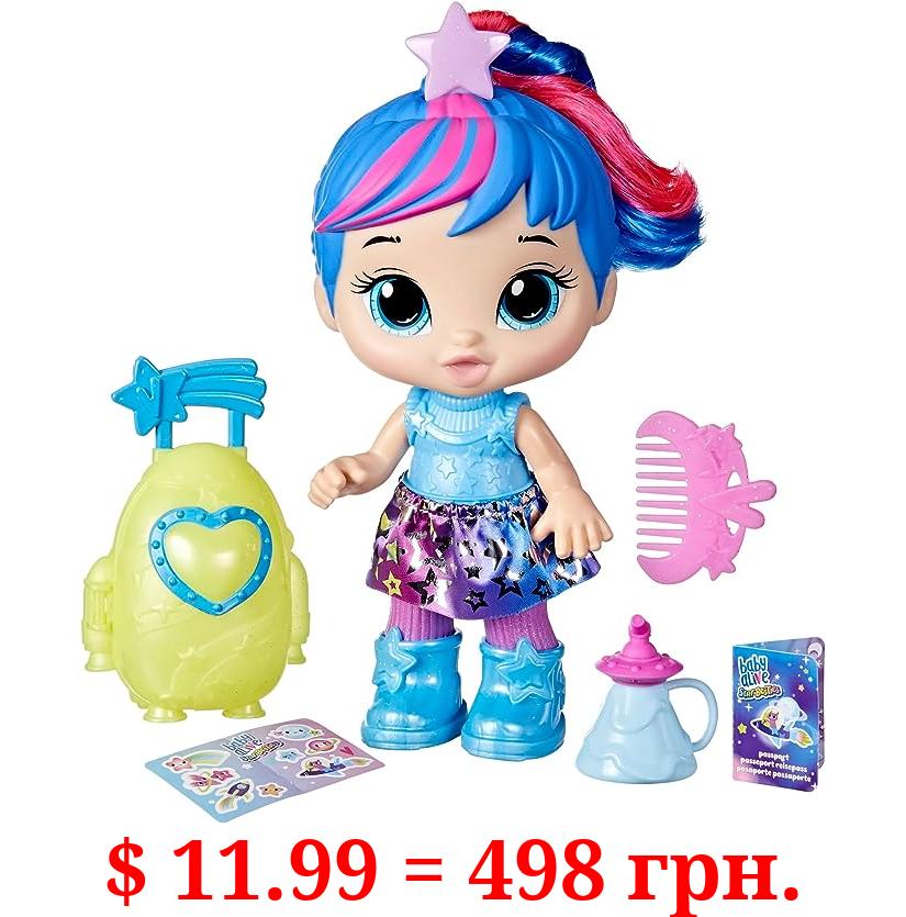 Baby Alive Star Besties Doll, Stellar Skylar, 8-inch Space-Themed Doll for 3 Year Old Girls and Boys and Up, Accessories