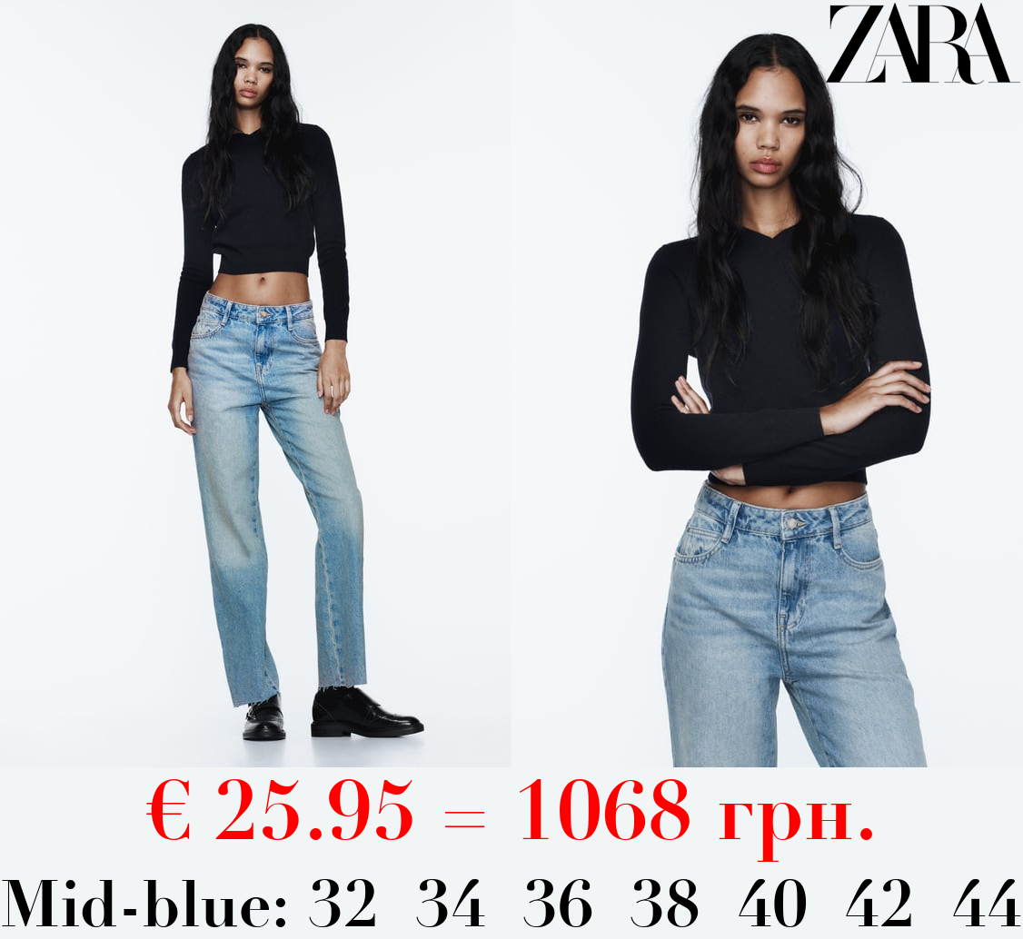 Z1975 HIGH-RISE STRAIGHT JEANS