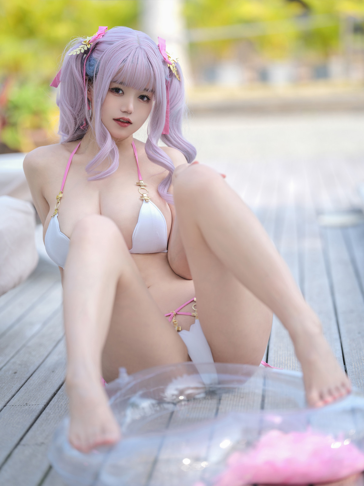 Cosplay 小仓千代w 普利茅斯泳装 18