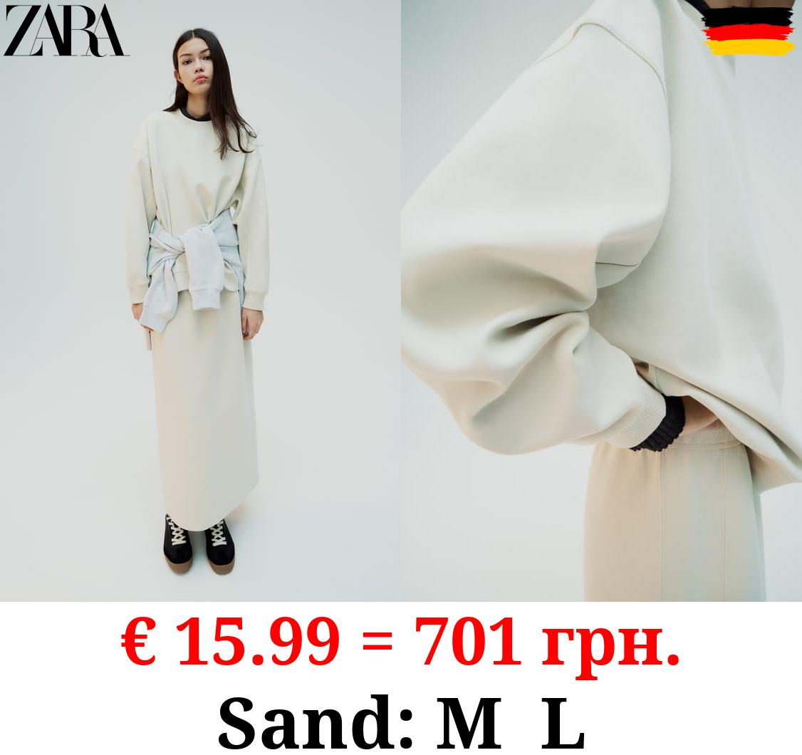 CLEAN INTERLOCK PLUSH SWEATSHIRT