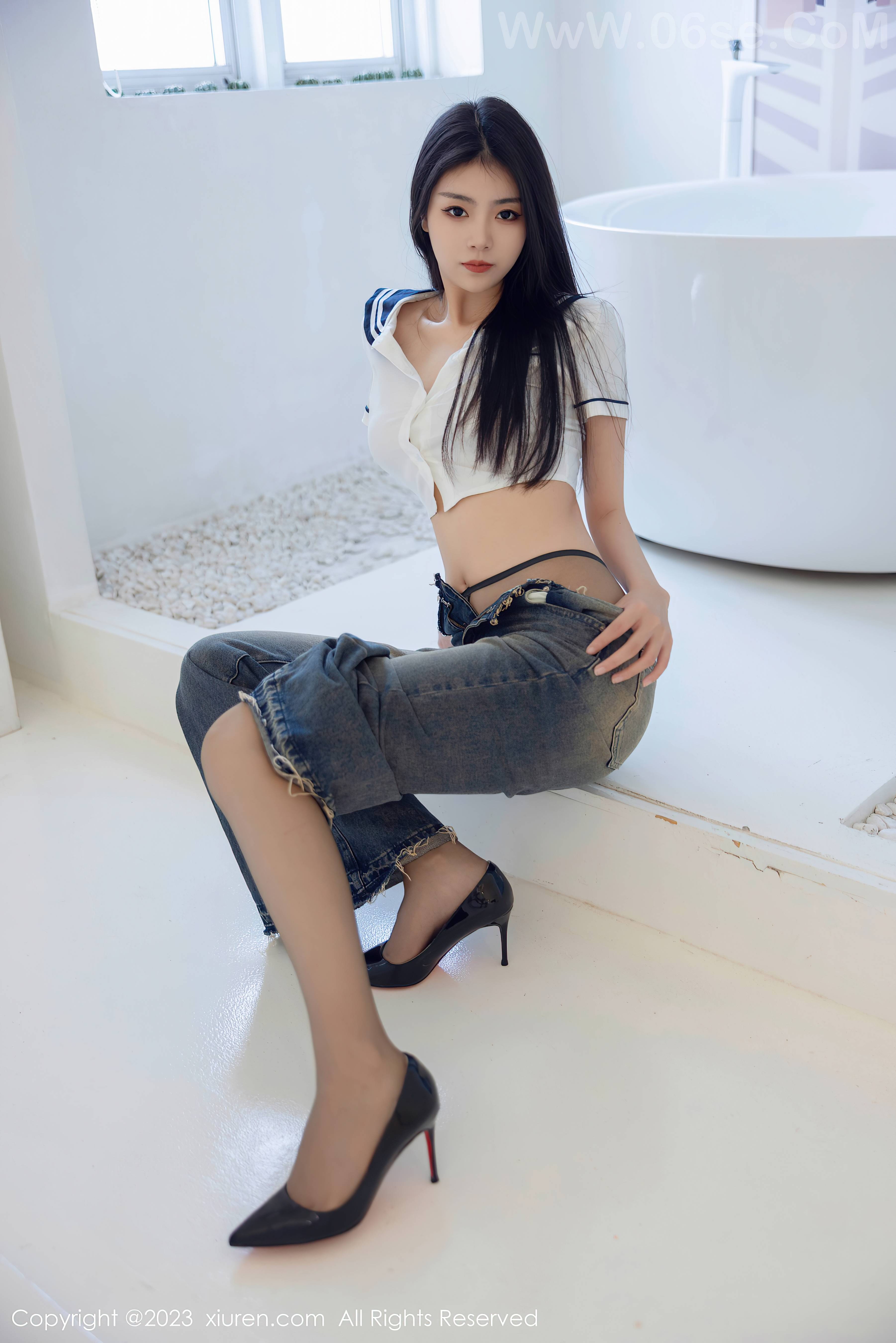 图片[10]-[XiuRen秀人网] 2023.07.05 NO.7027 可樂Vicky 牛仔裤 [82+1P642M]-六色网