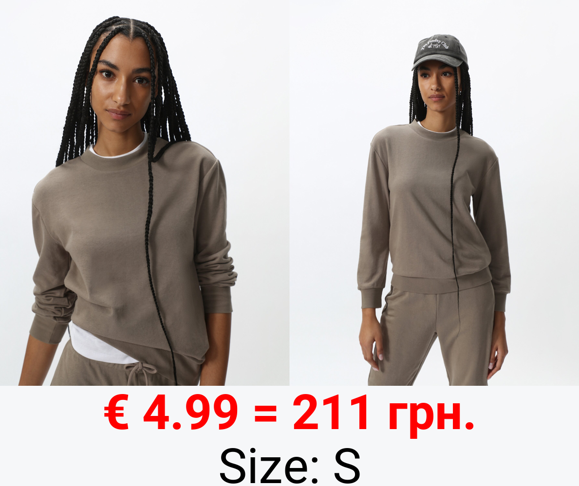 Basic tracksuit sweatshirt