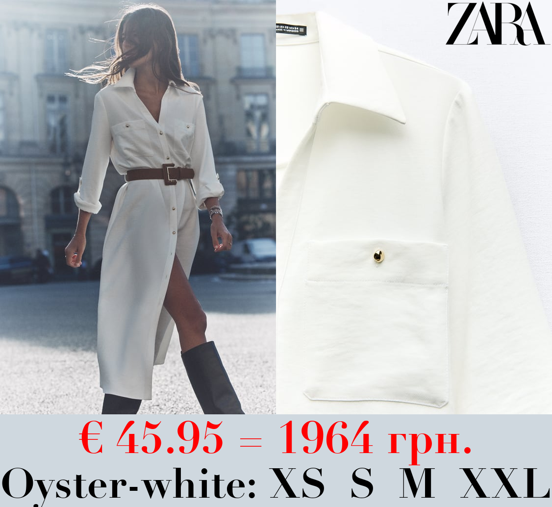 SHIRT DRESS WITH BELT