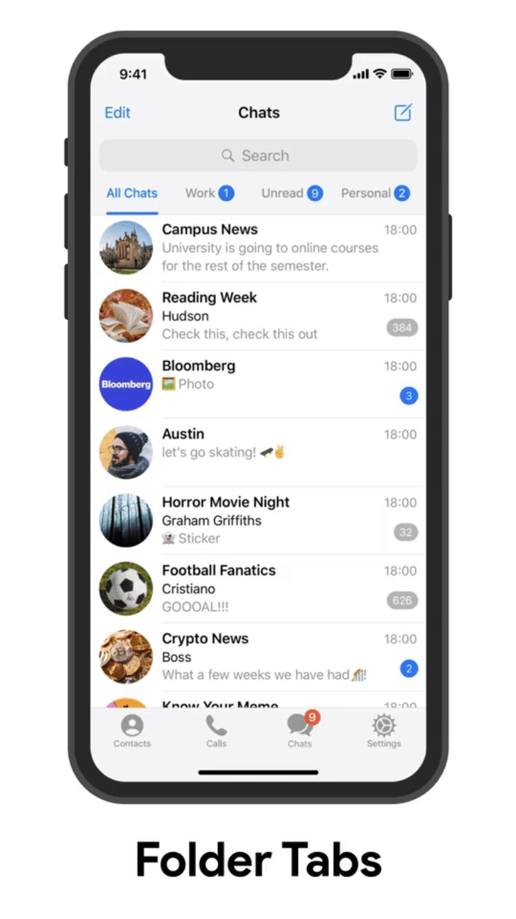 Папки в телеграмме. Вкладка в телеграм. Группировка чатов в телеграме. Сгруппировать чаты в телеграм.