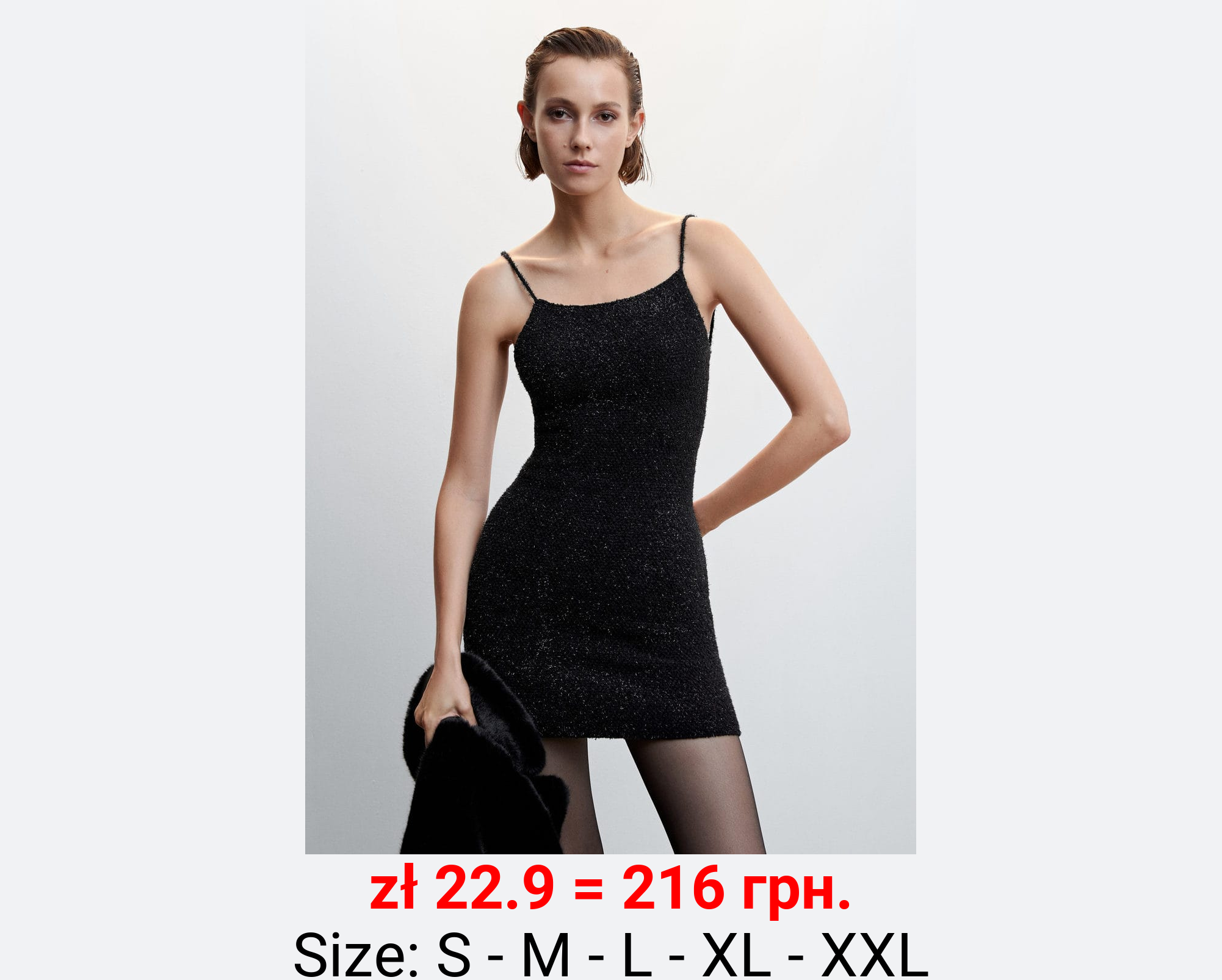 Vestido punto lúrex