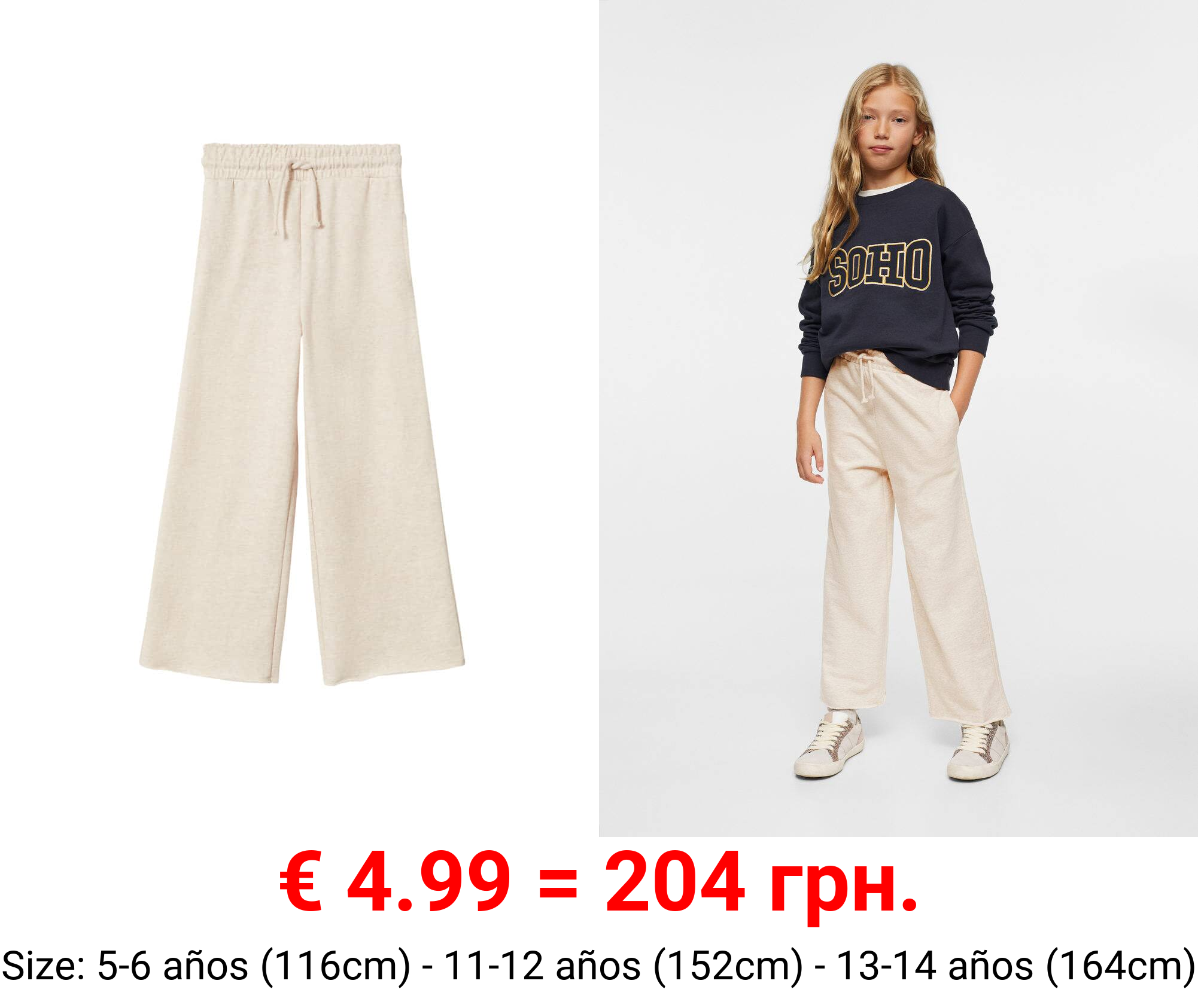 pantalón jogger culotte