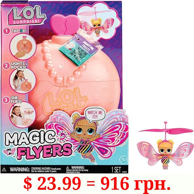 L.O.L. Surprise! Magic Flyers: Flutter Star- Hand Guided Flying Doll, Collectible Doll, Touch Bottle Unboxing, Great Gift for Girls Age 6+, Multicolor