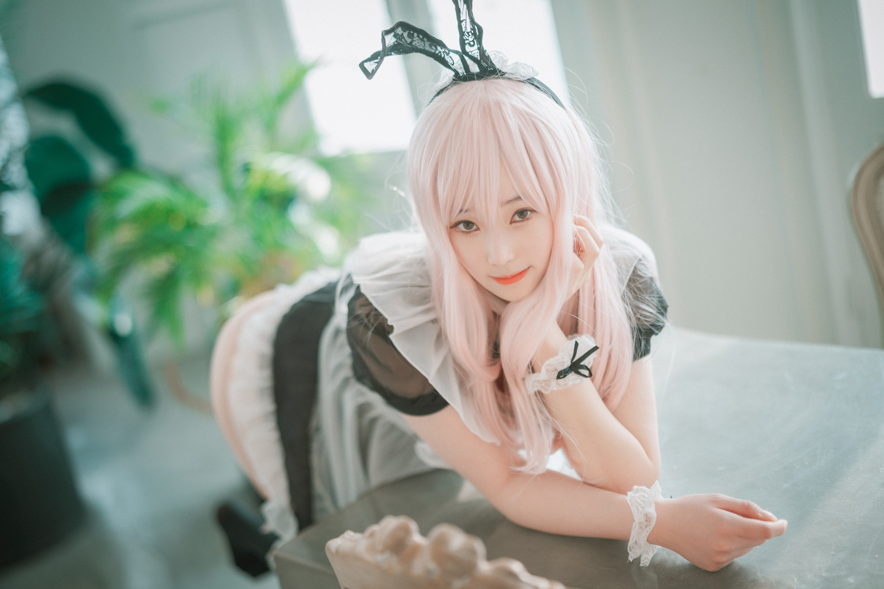Bambi 밤비, [DJAWA] Sheer Bunny Maid 43