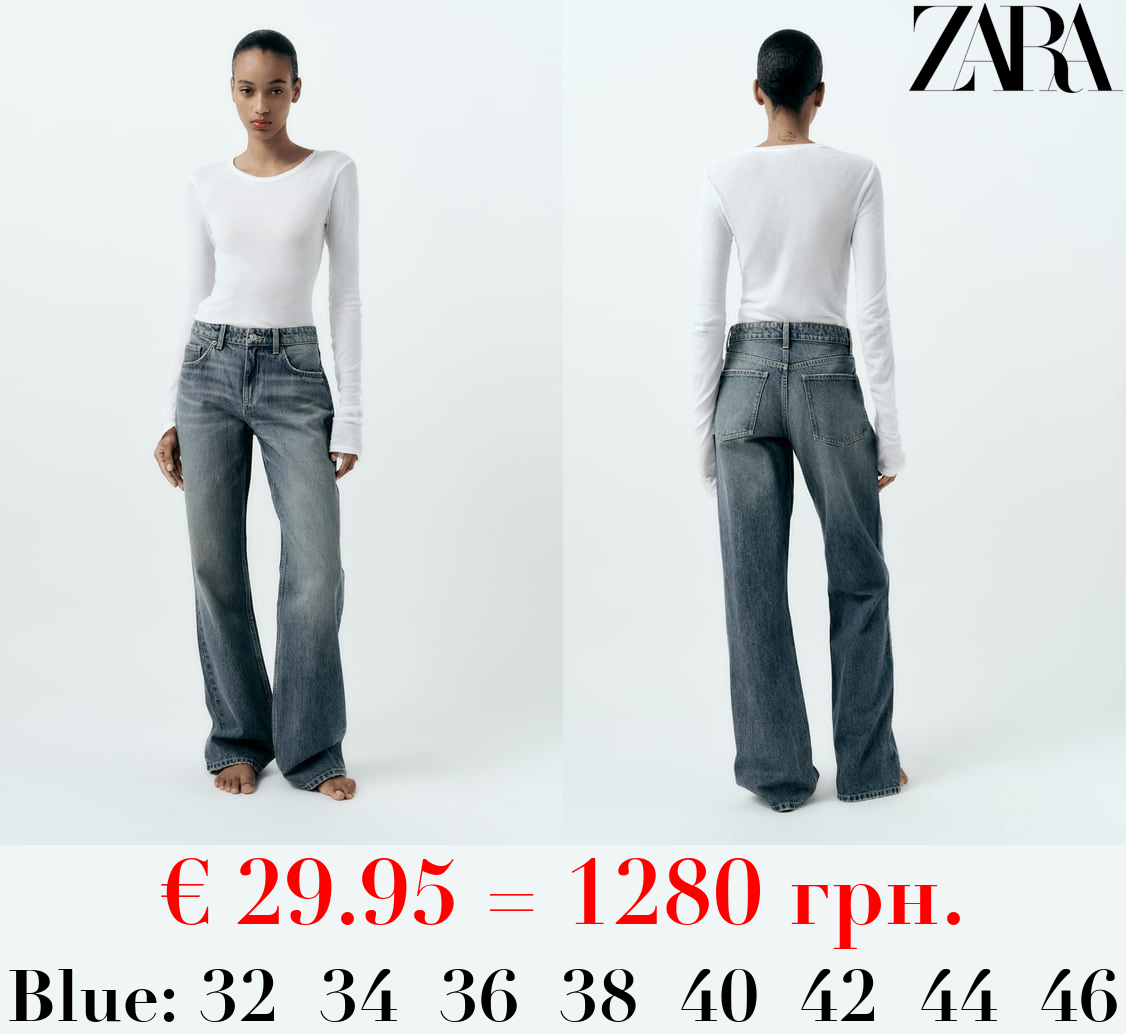 TRF WIDE-LEG MID-RISE FULL LENGTH JEANS
