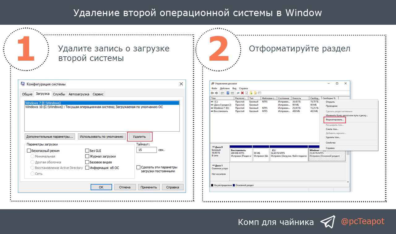 Как удалить вторую операционную систему. Как удалить второй виндовс. Форма ОС-2. Убрать удаление следующей буквы.